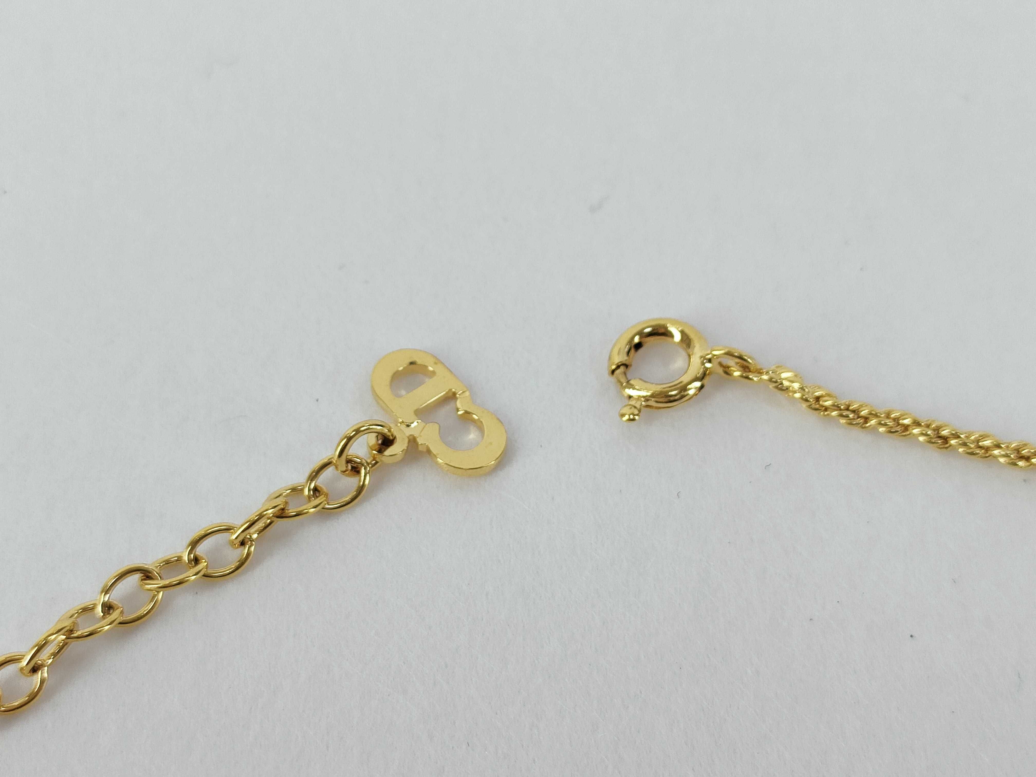 Oval CD Rhinestone Necklace — view 5