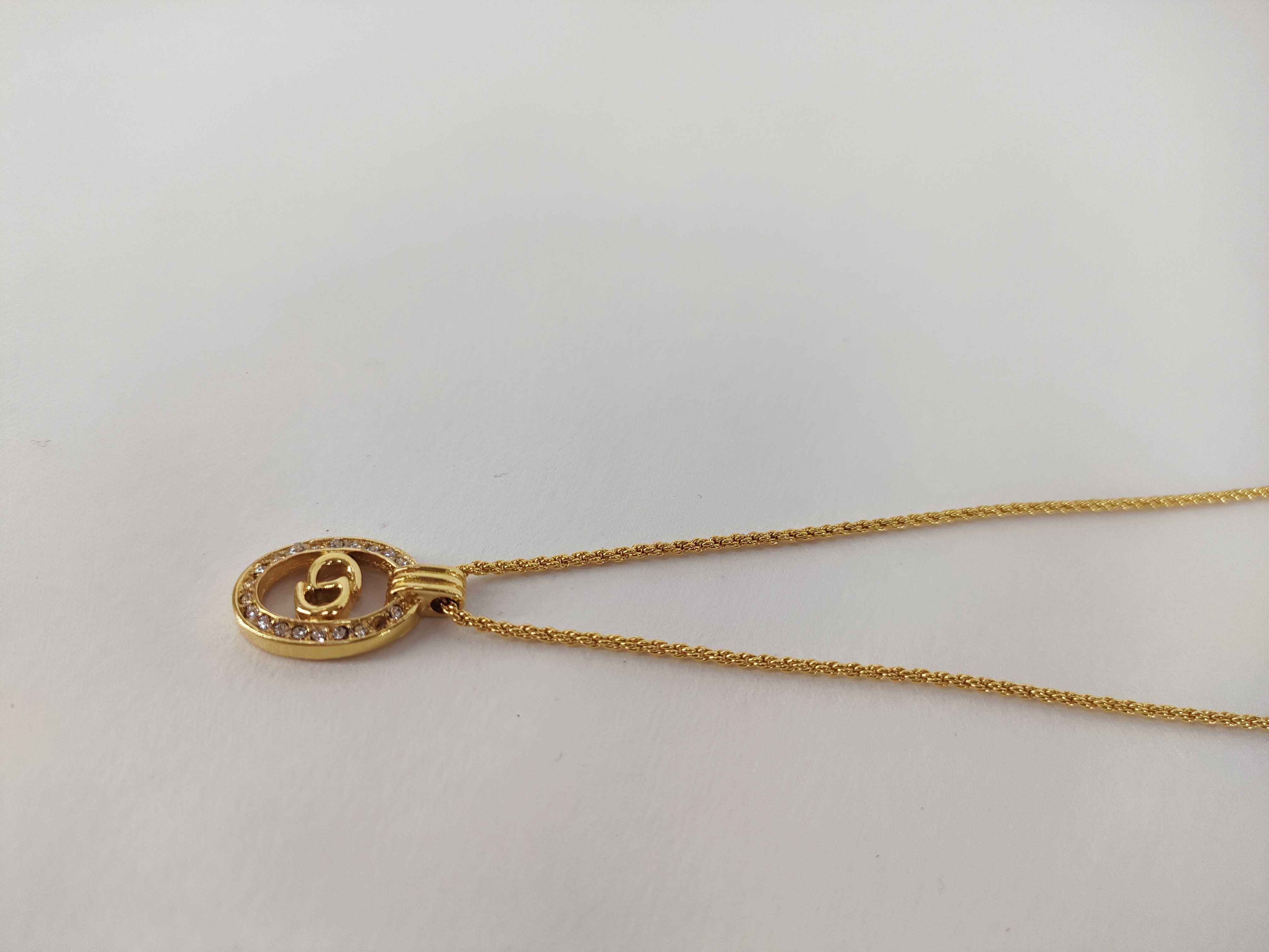 Oval CD Rhinestone Necklace — view 6