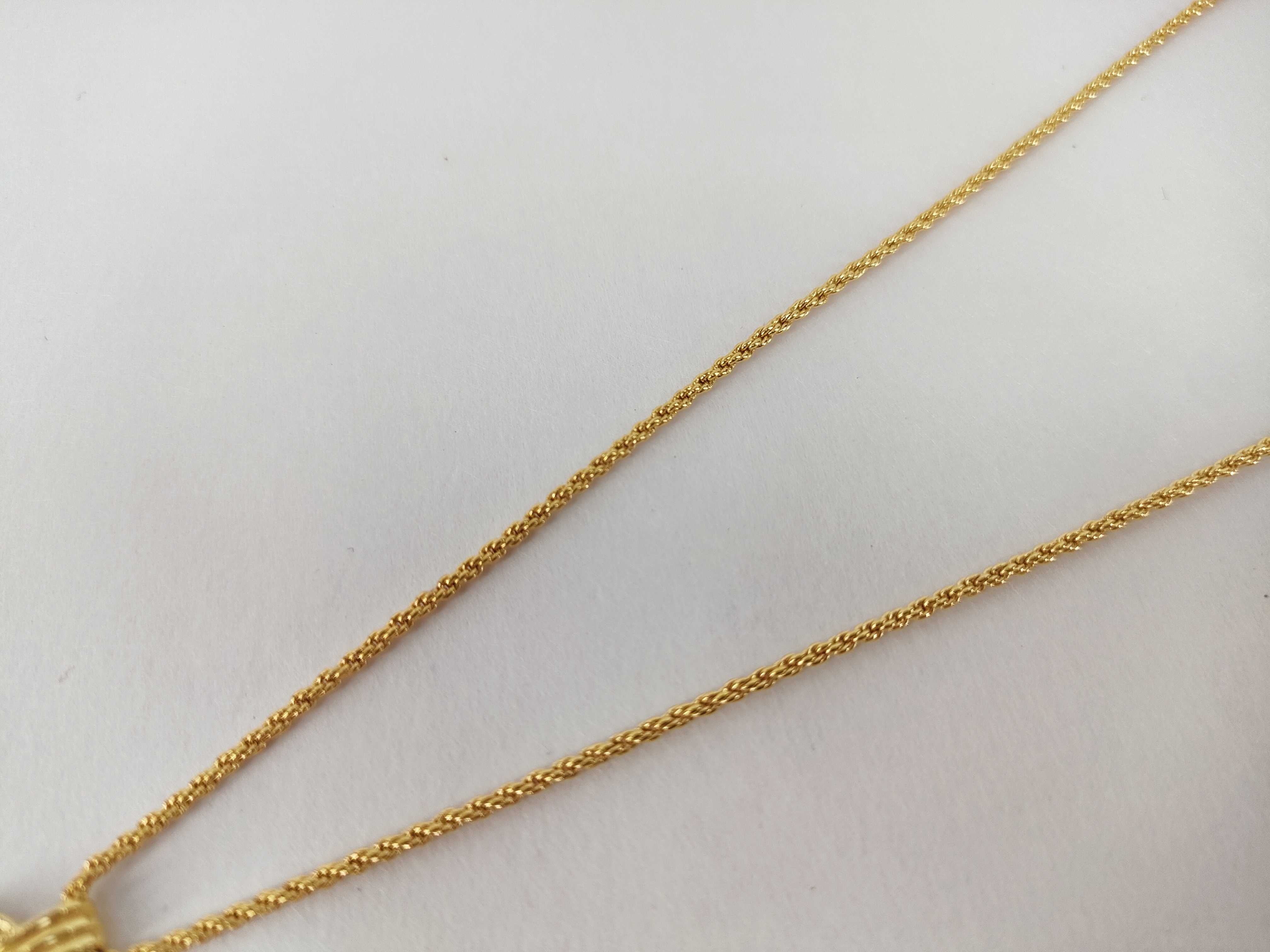 Oval CD Rhinestone Necklace — view 7