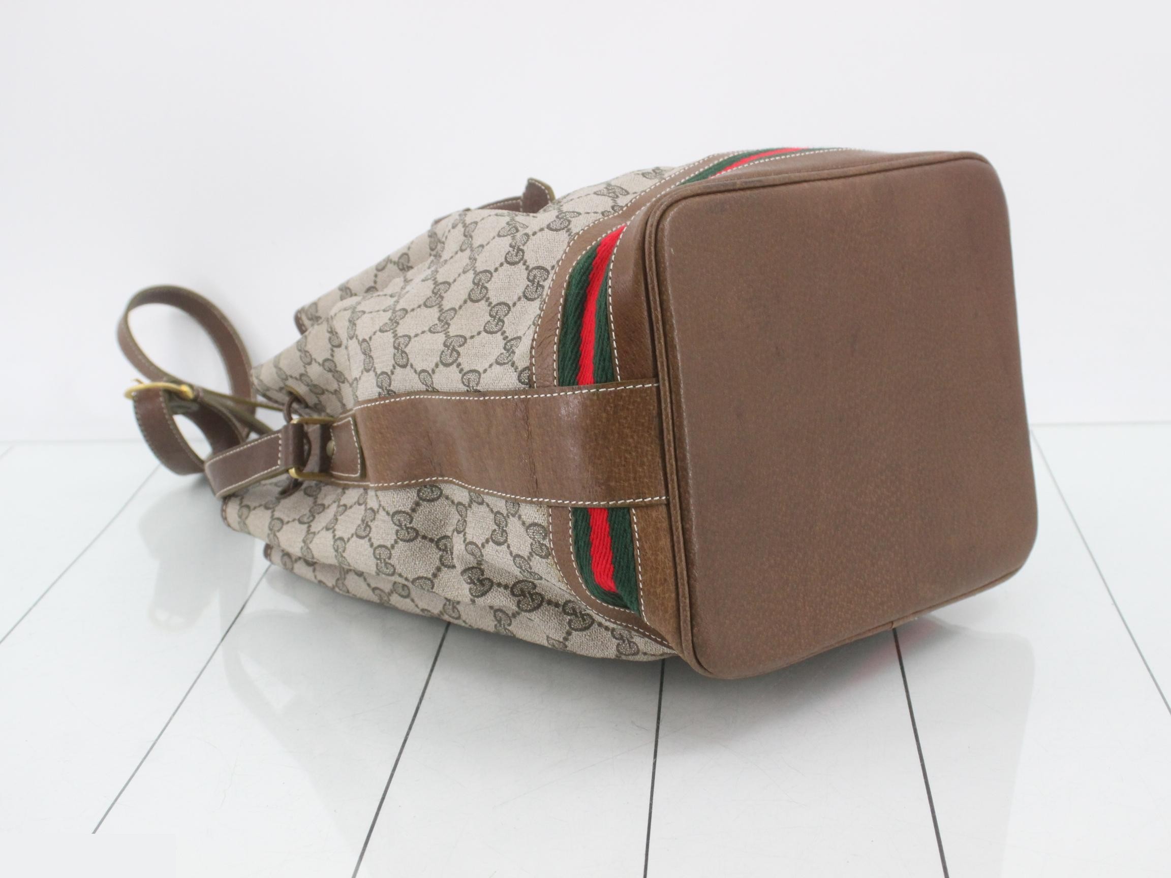 GG Supreme Sherry Drawstring Shoulder Bag — view 5