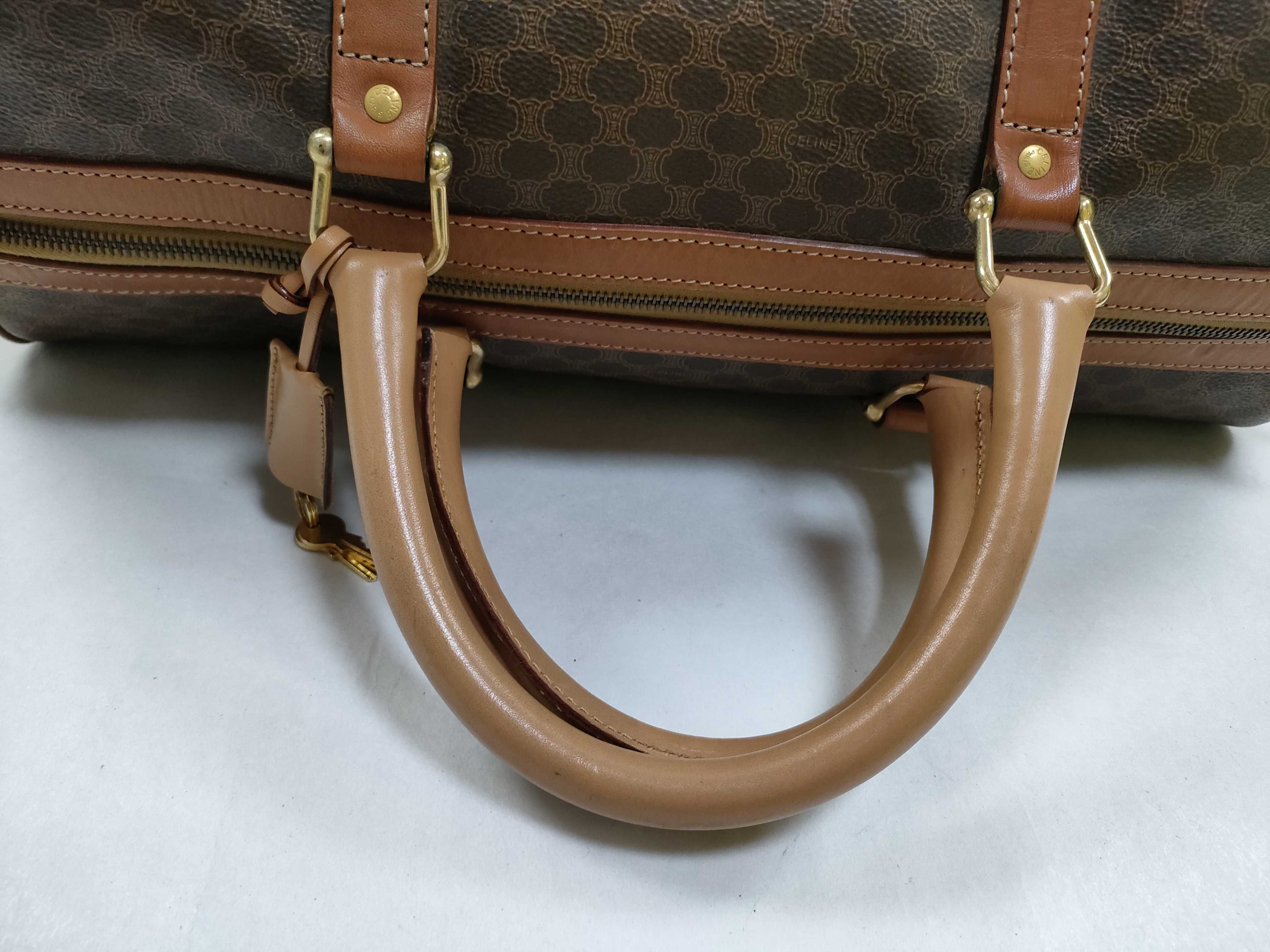 Macadam Boston Bag, Brown Boston Bag — view 3