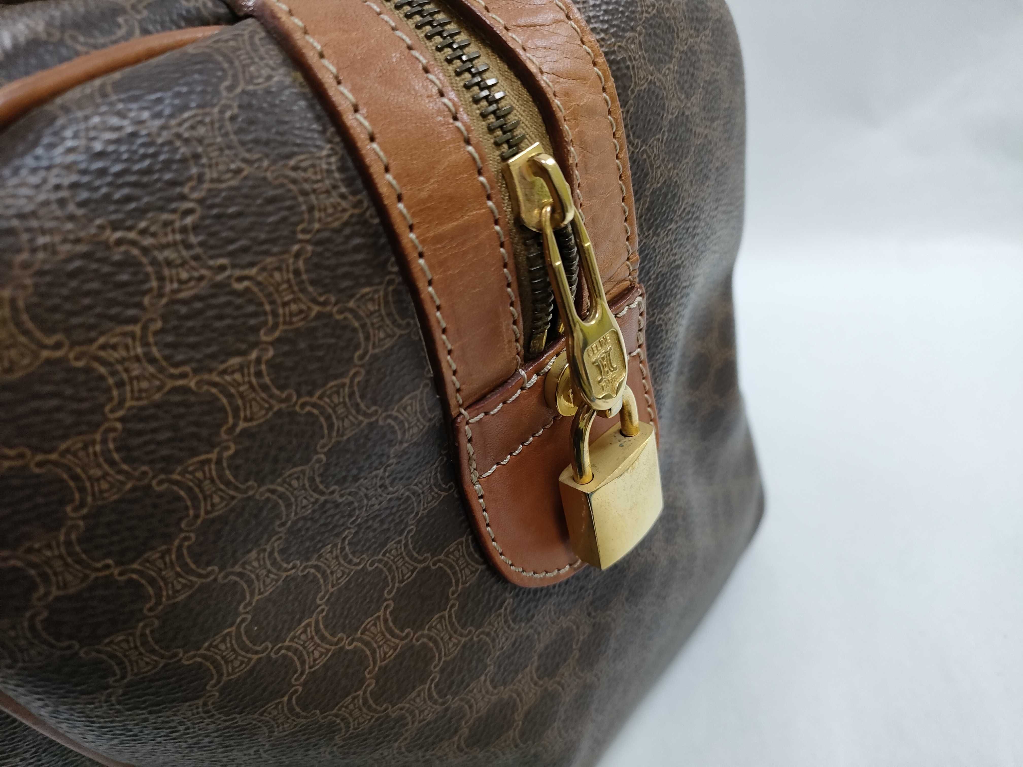 Macadam Boston Bag, Brown Boston Bag — view 7