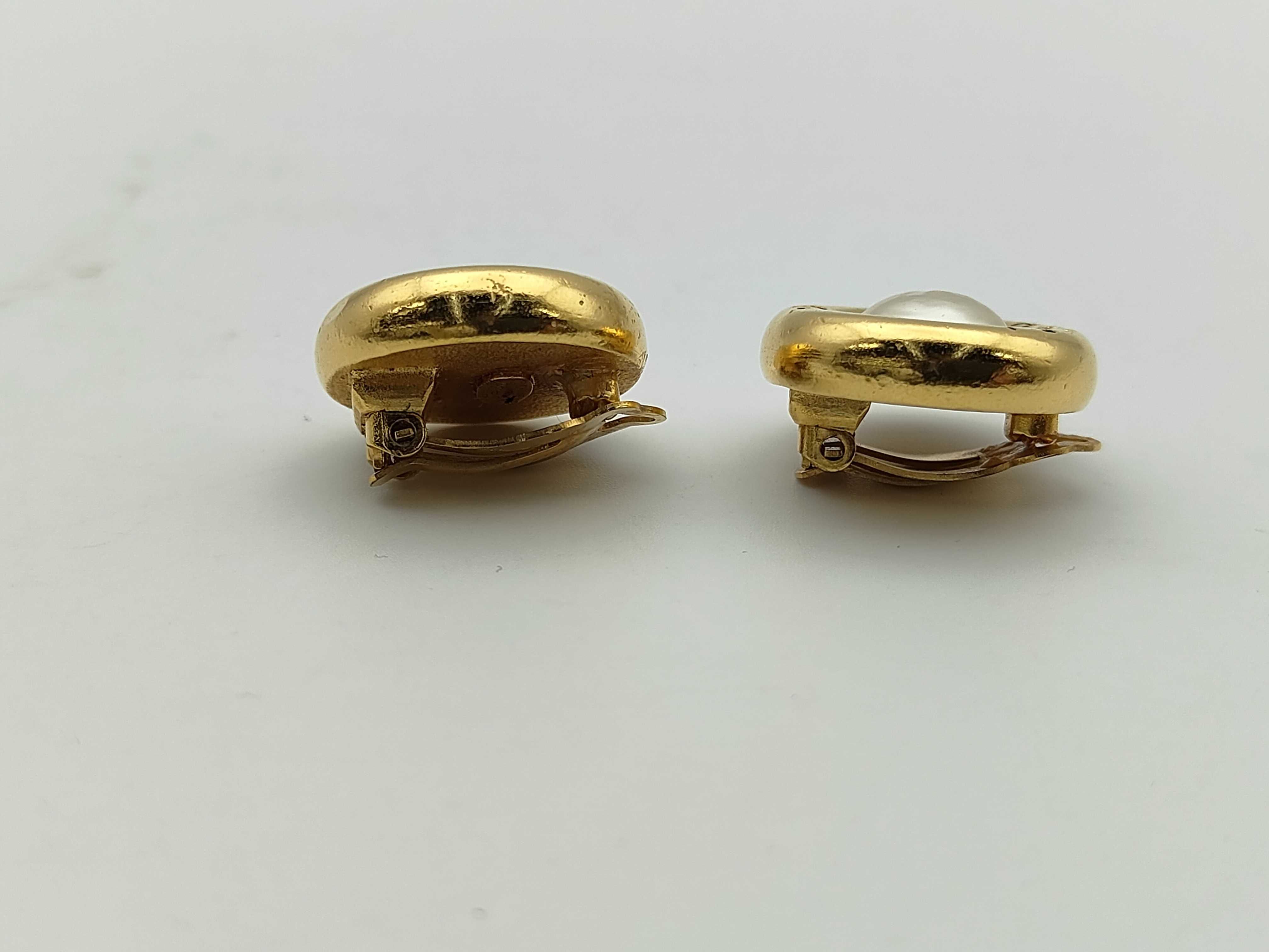96 P Gold Earrings — view 3