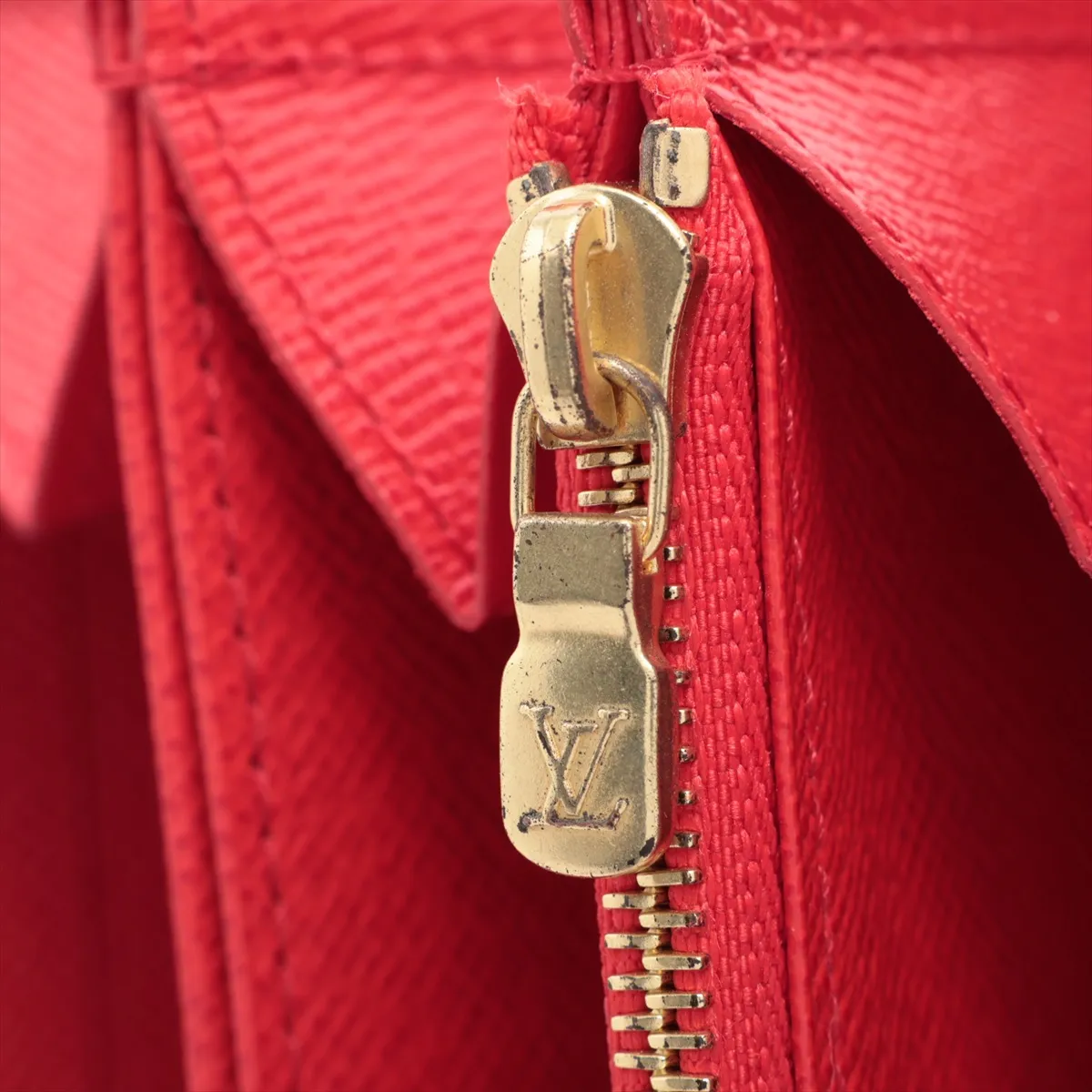 Monogram Zippy Wallet M41896 Coquelicot Round Zip Wallet RFID Reactive — view 12
