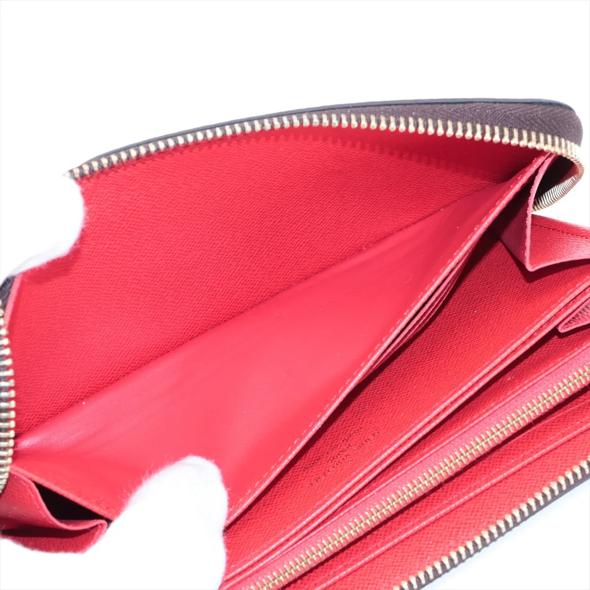 Monogram Zippy Wallet M41896 Coquelicot Round Zip Wallet RFID Reactive — view 4