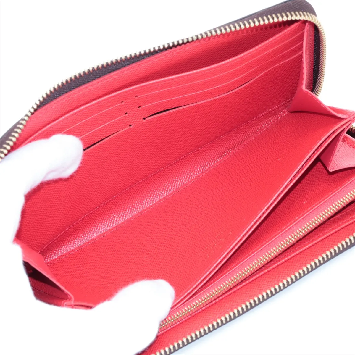 Monogram Zippy Wallet M41896 Coquelicot Round Zip Wallet RFID Reactive — view 5