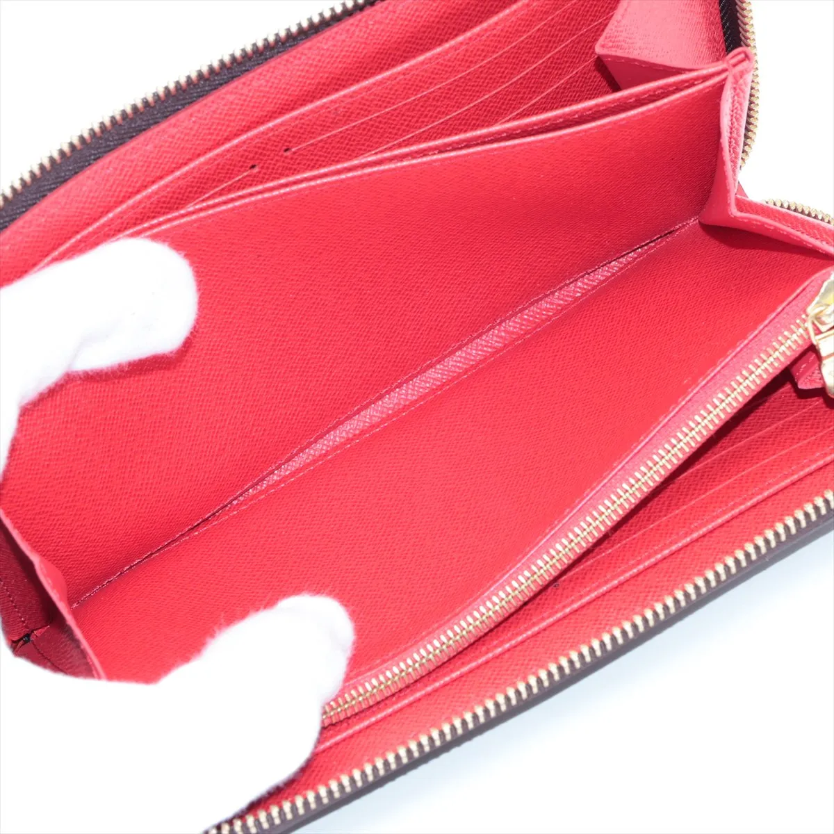 Monogram Zippy Wallet M41896 Coquelicot Round Zip Wallet RFID Reactive — view 7