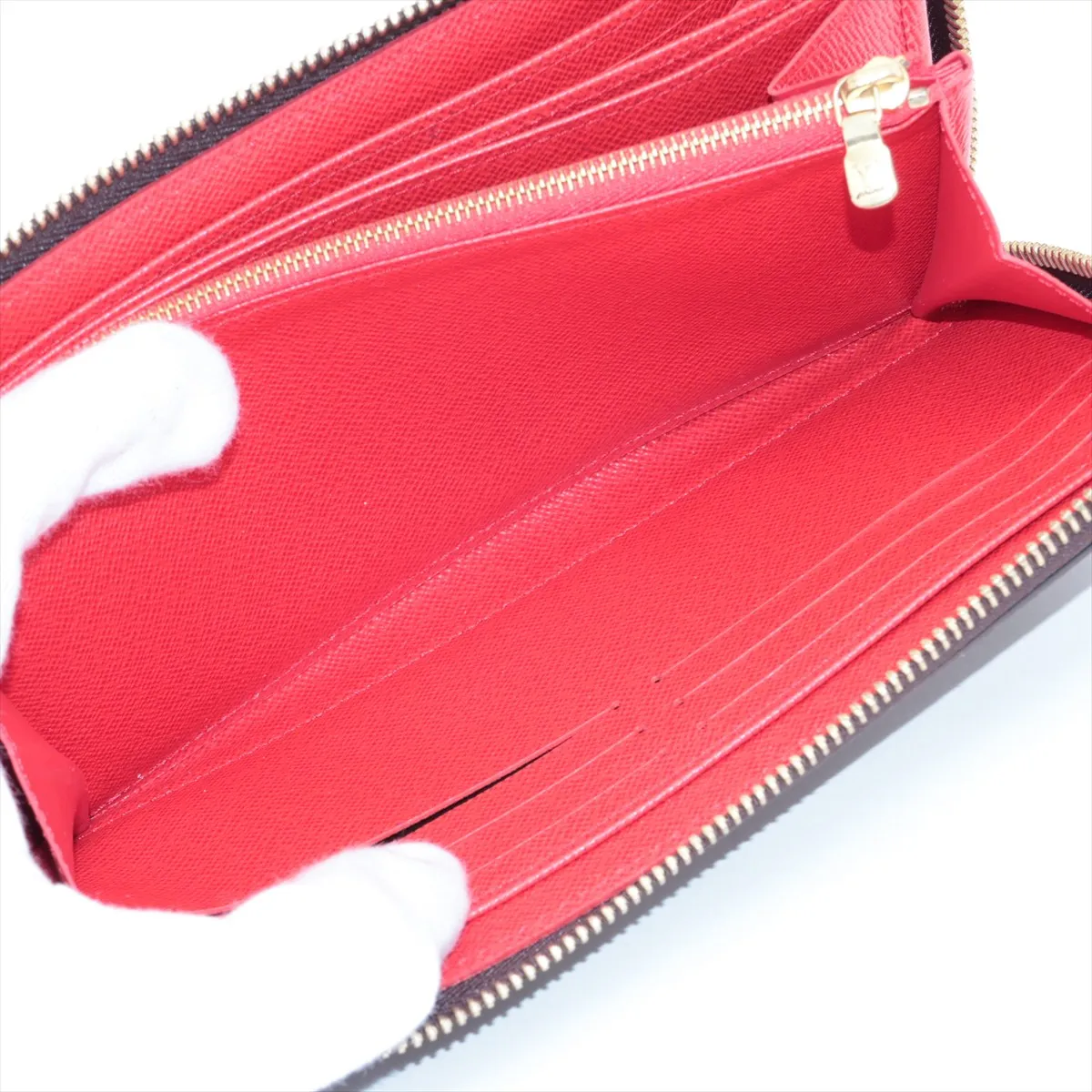 Monogram Zippy Wallet M41896 Coquelicot Round Zip Wallet RFID Reactive — view 8