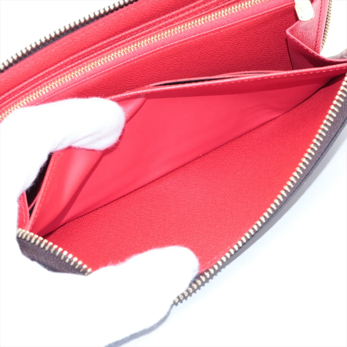 Monogram Zippy Wallet M41896 Coquelicot Round Zip Wallet RFID Reactive — view 9