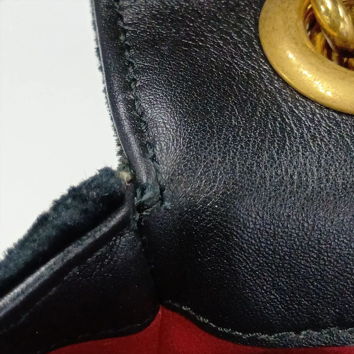 GG Marmont 443496 Velvet Chain Shoulder Bag, Black — view 13