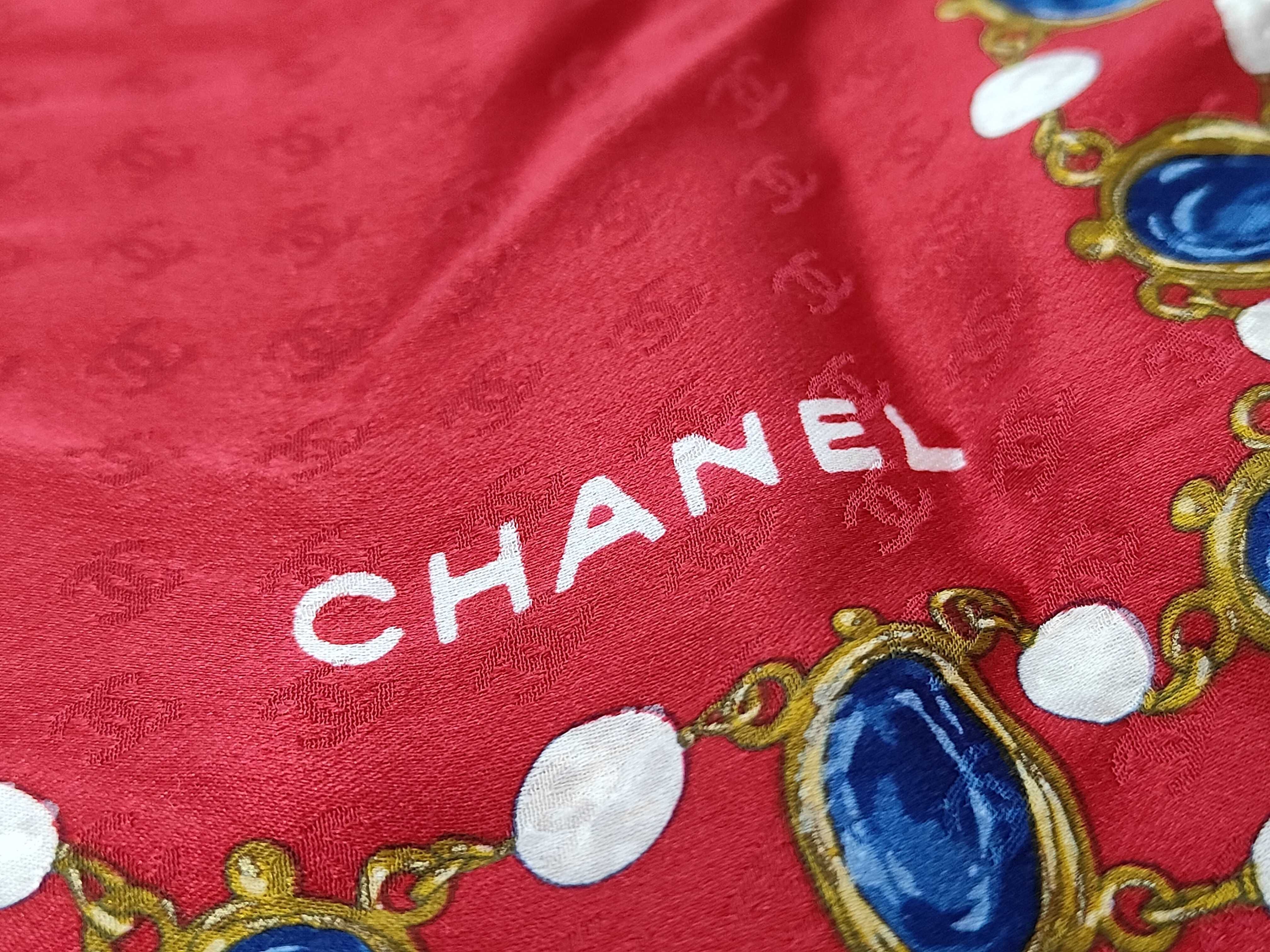 jewel pattern scarf / silk and other accessories — view 3