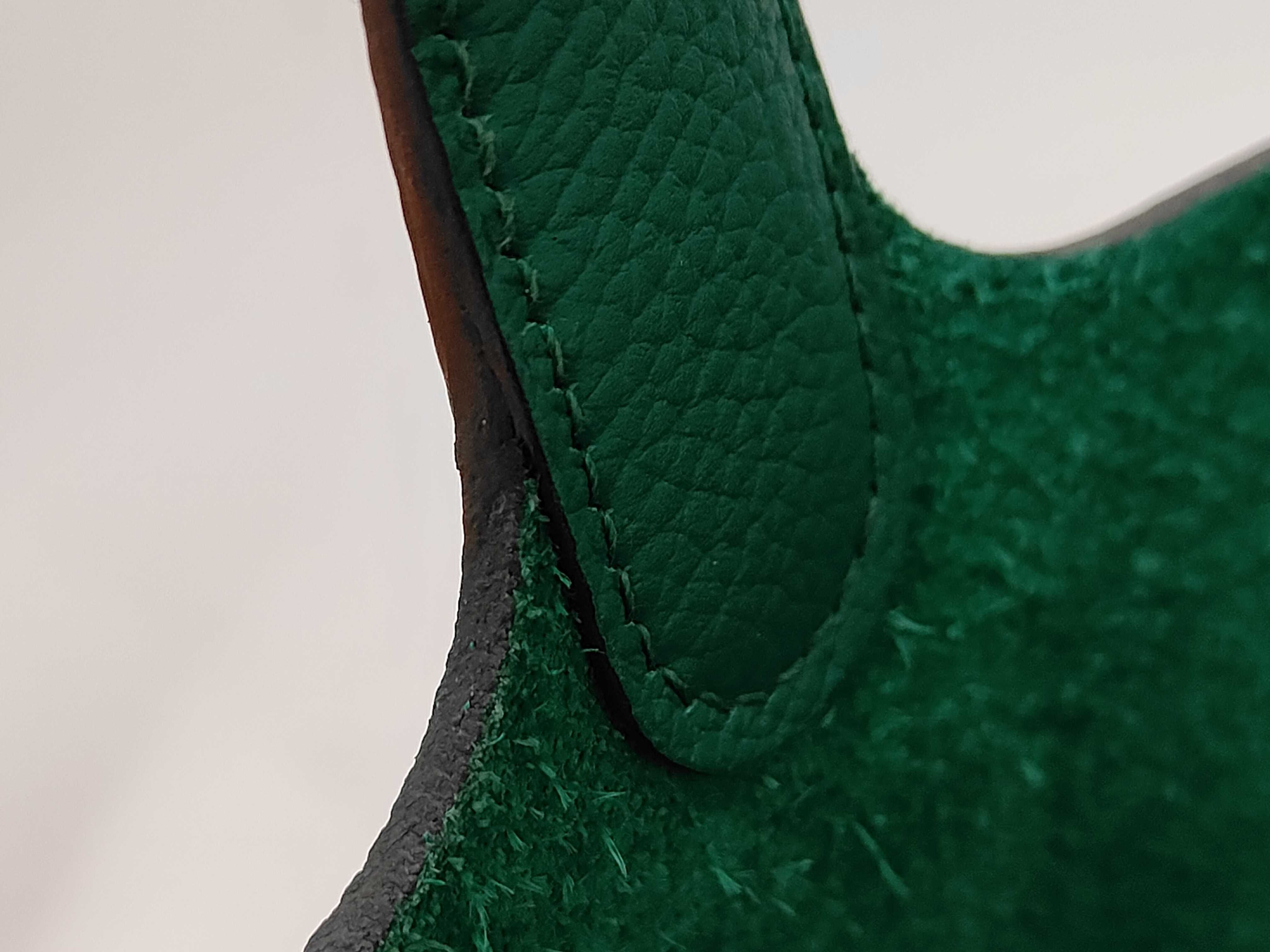 Picotin Lock 18 Green Gold Hardware U Stamp Handbag — view 7