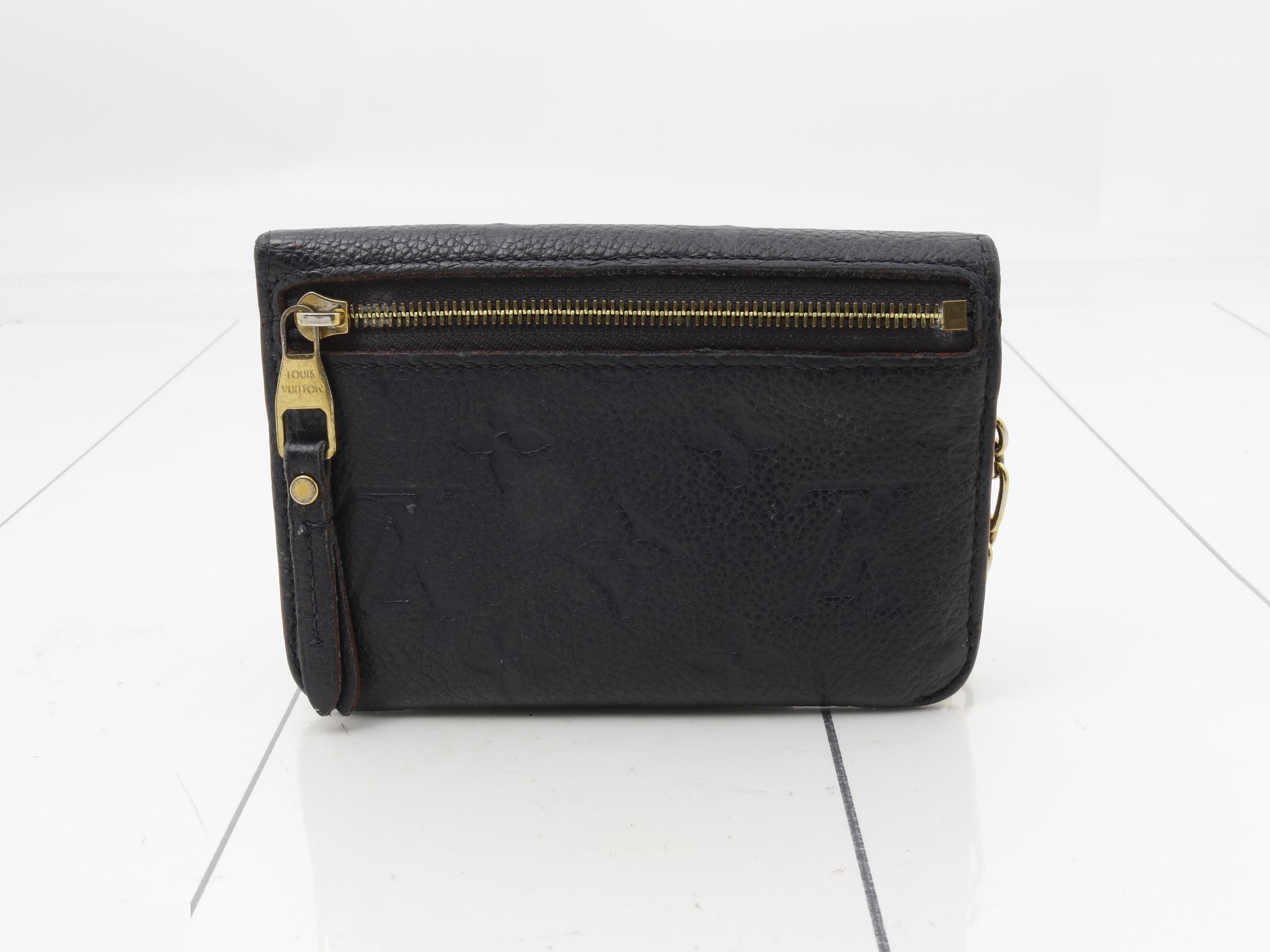 Pochette Clé Marine Rouge Monogram Empreinte — view 2