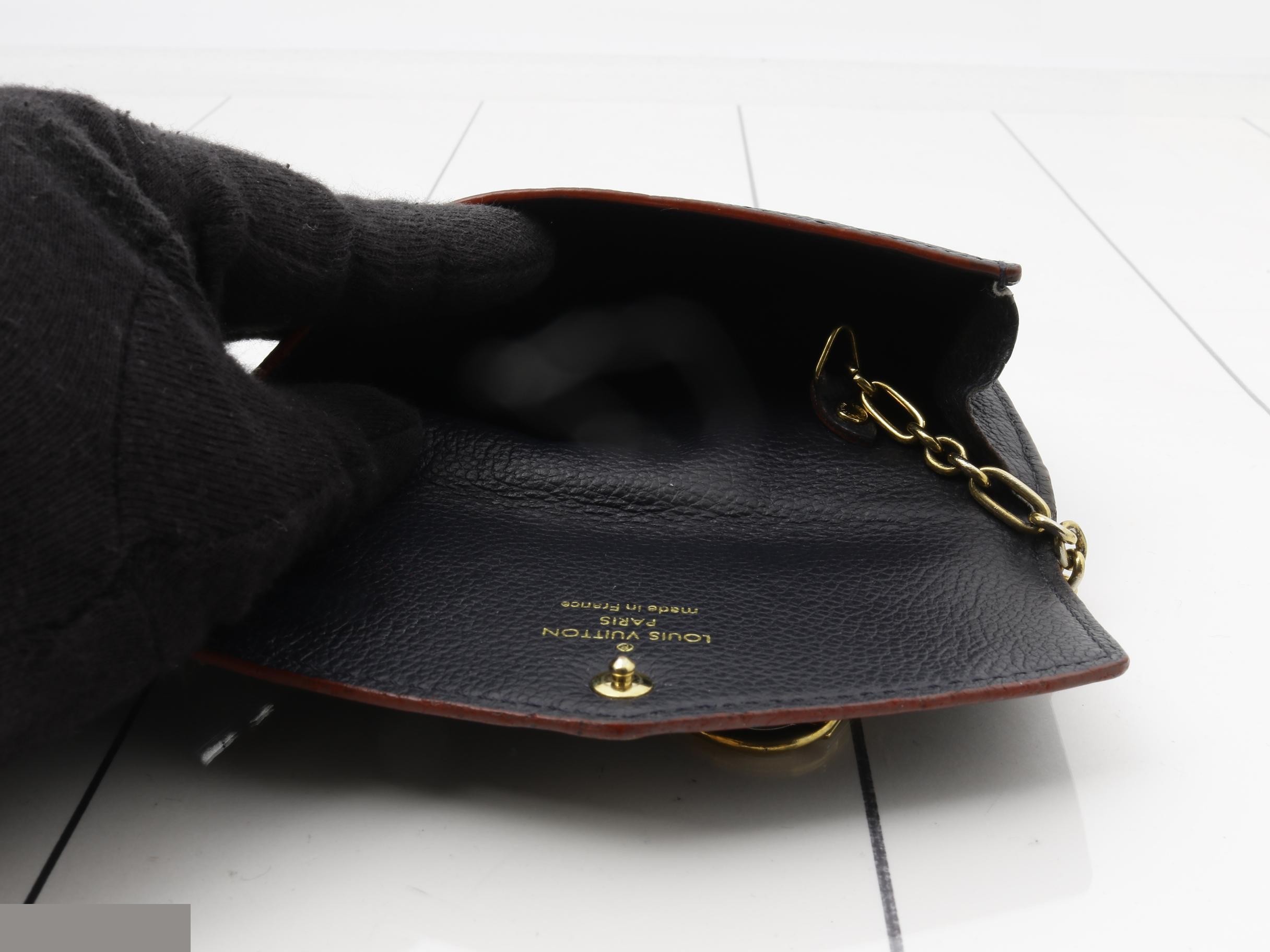 Pochette Clé Marine Rouge Monogram Empreinte — view 4