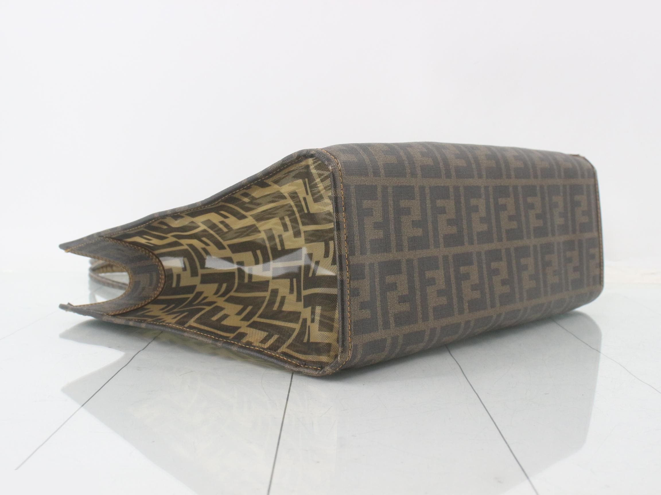 Zucca pattern tote bag, brown — view 5