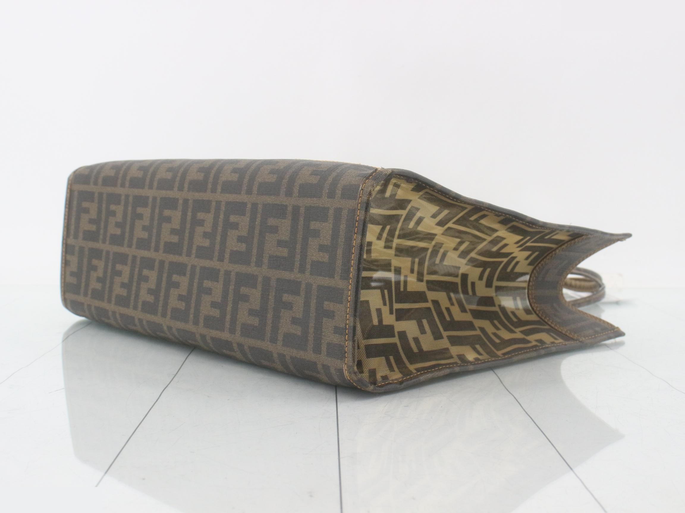 Zucca pattern tote bag, brown — view 6