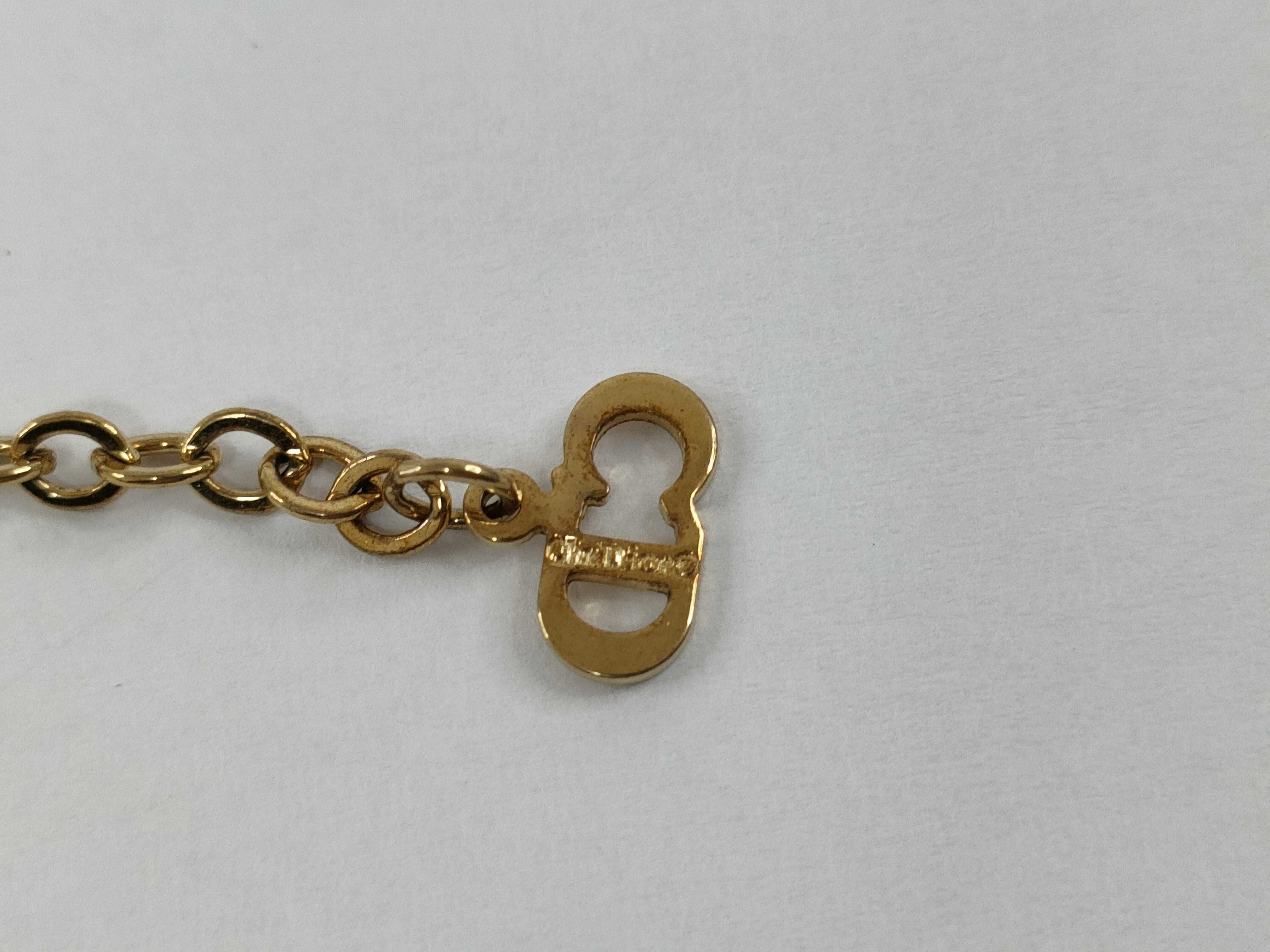 CD logo necklace — view 5