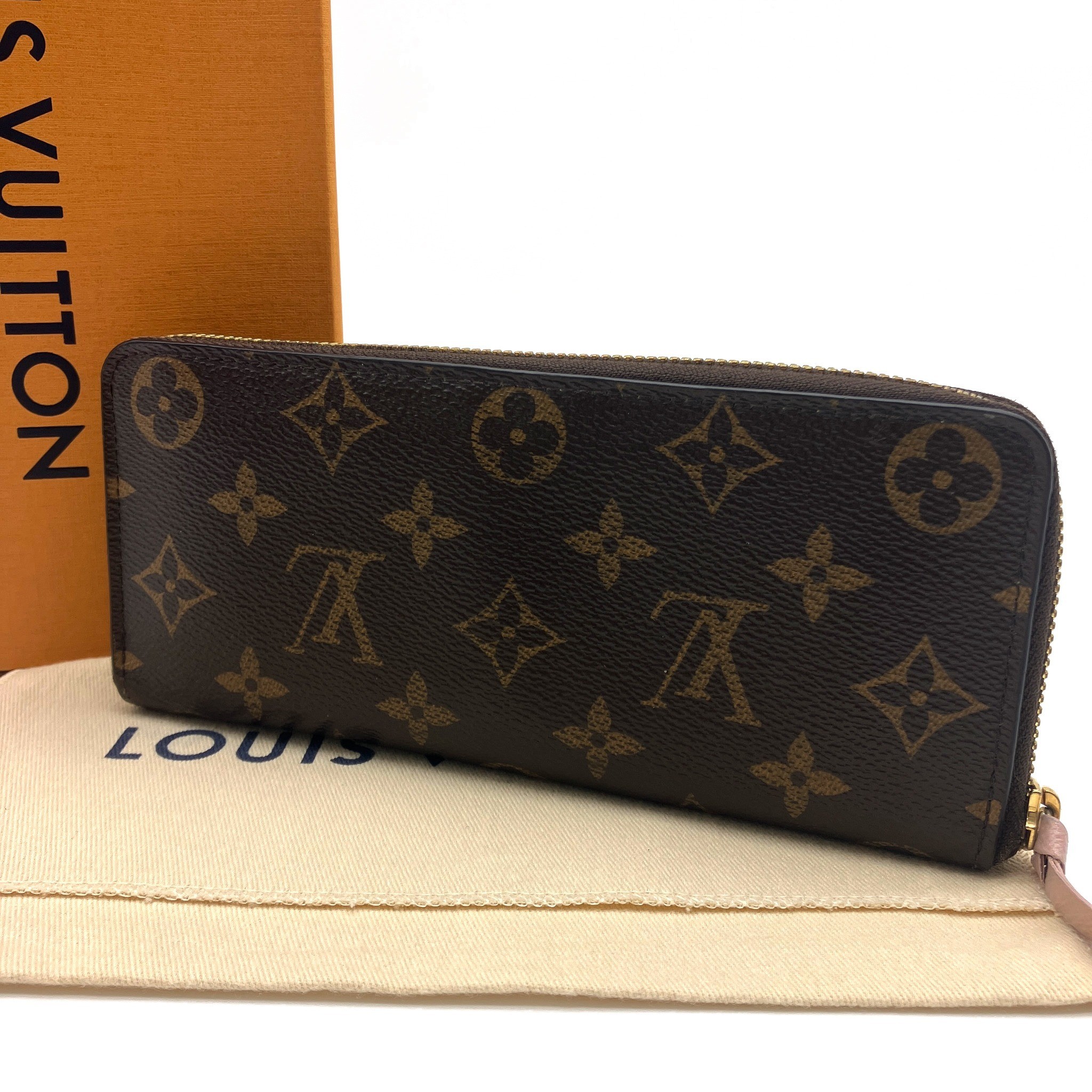 Monogram Portefeuille Clemence Zippy Gold Hardware