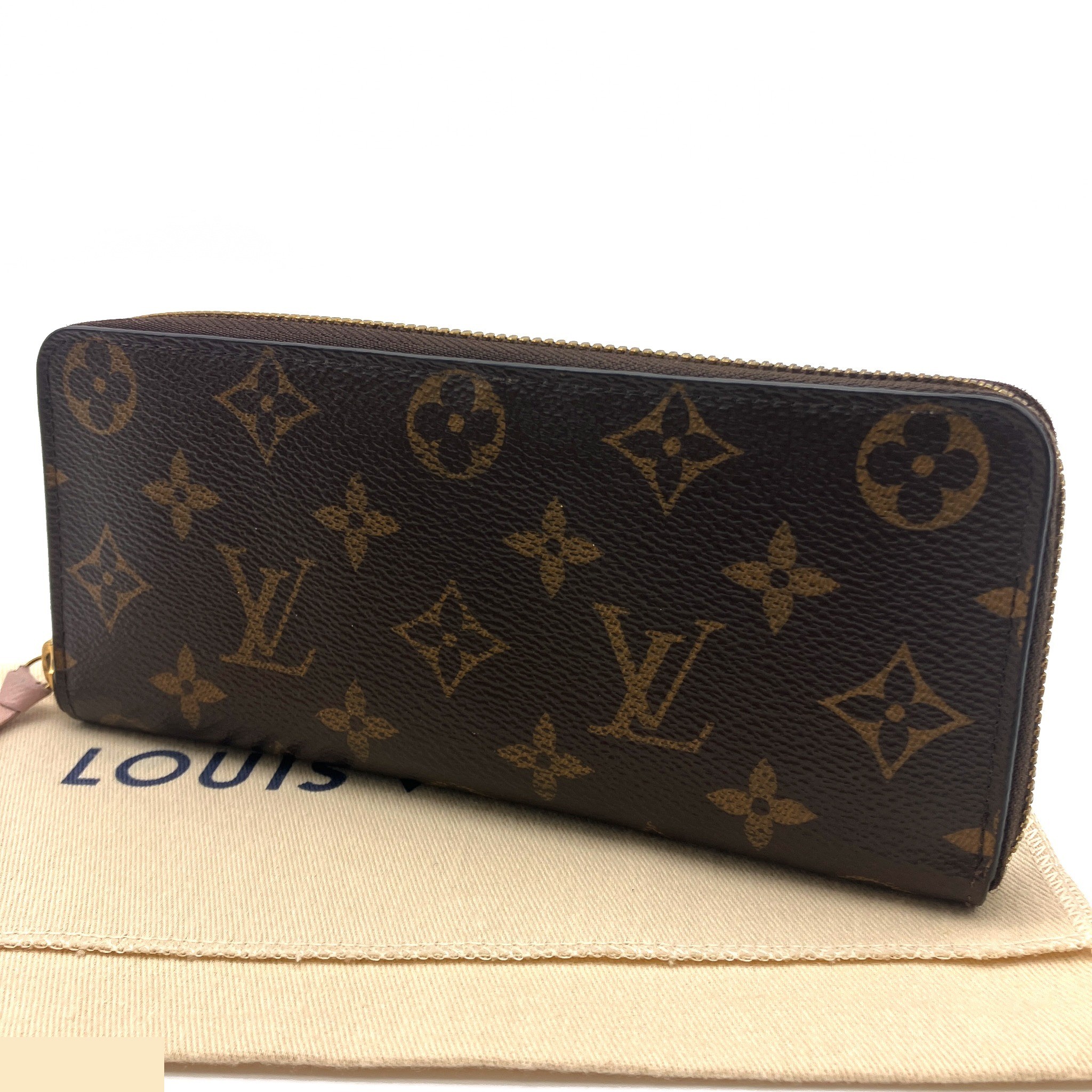 Monogram Portefeuille Clemence Zippy Gold Hardware — view 2