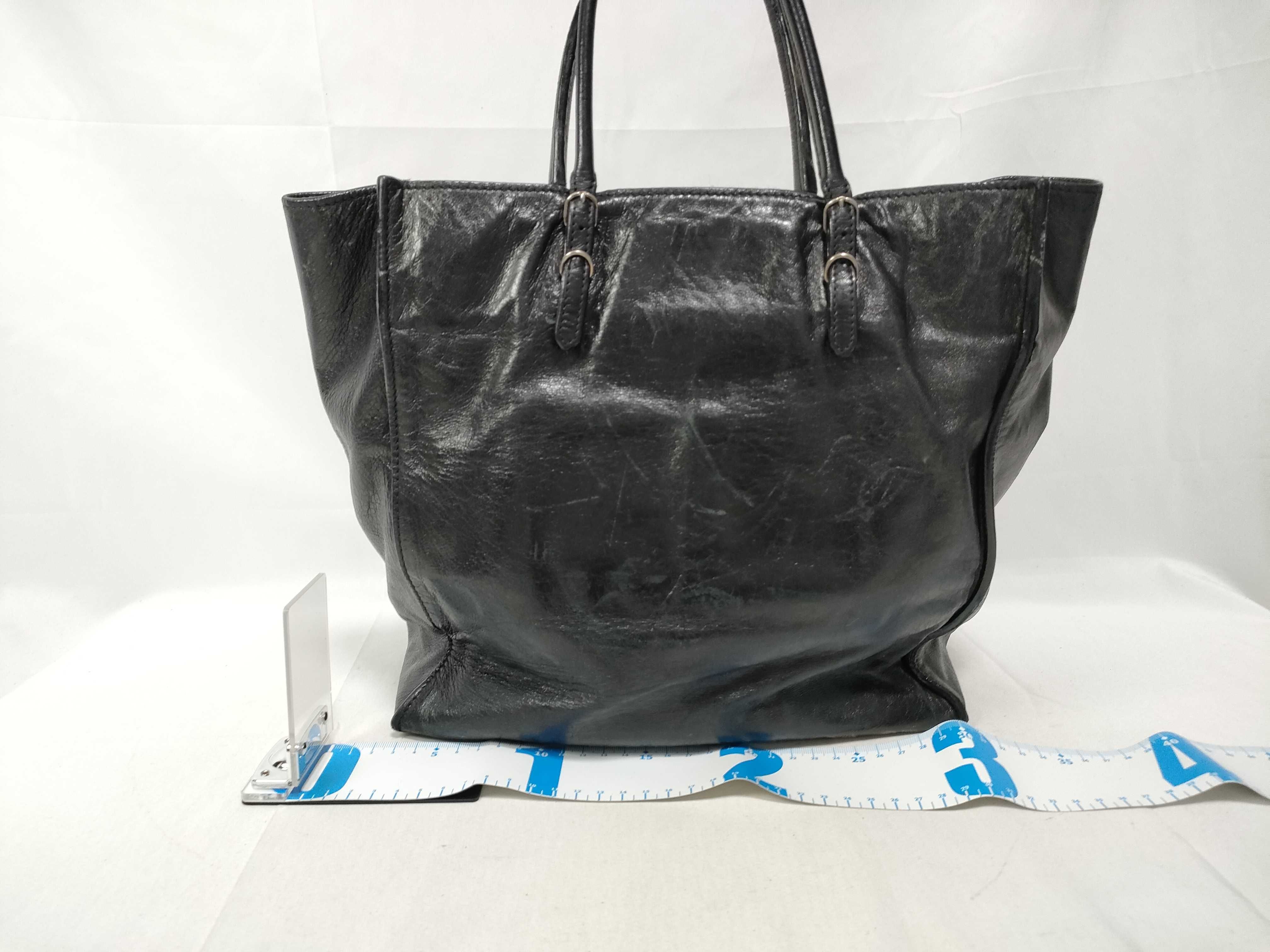 Paper Leather Tote Bag Handbag — view 2