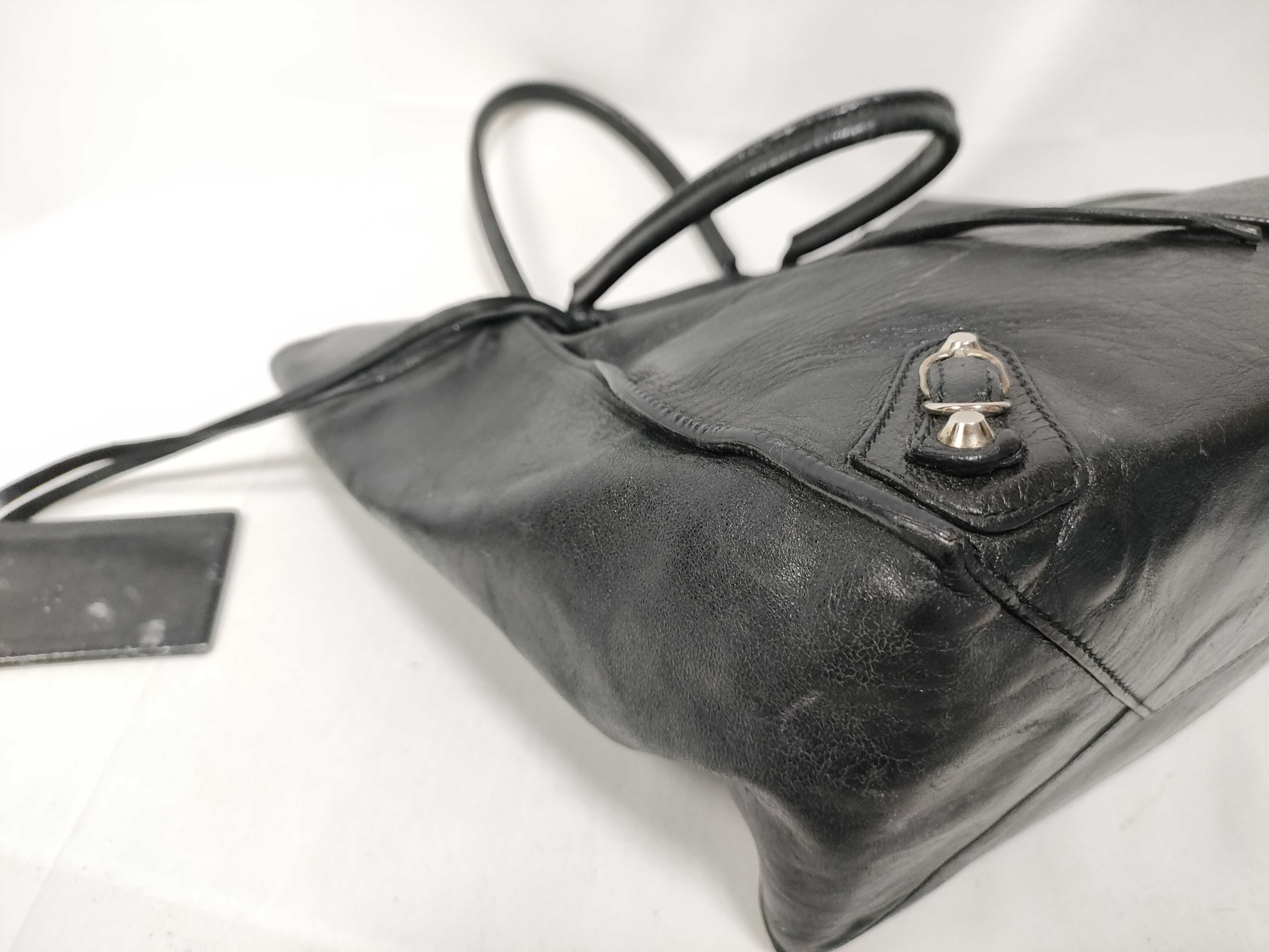 Paper Leather Tote Bag Handbag — view 5