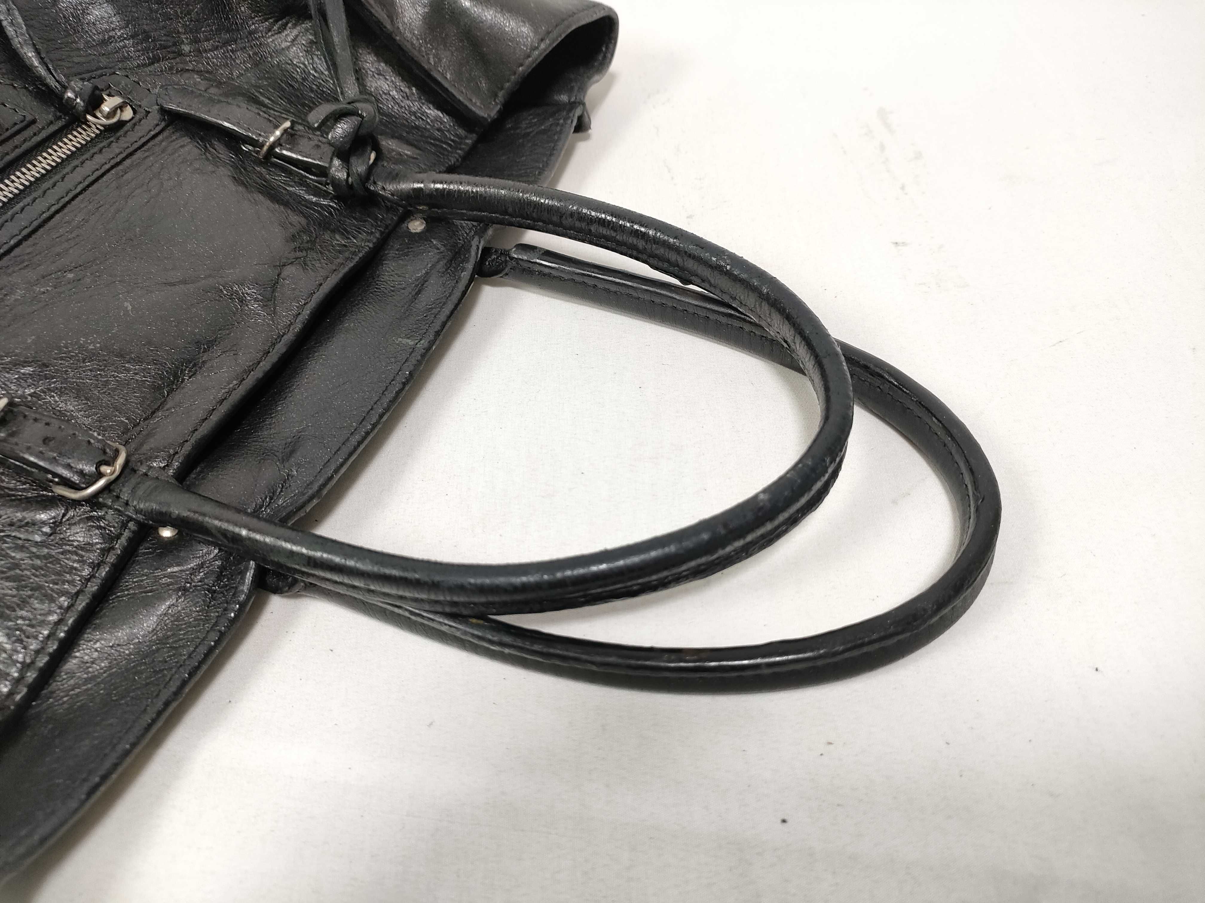 Paper Leather Tote Bag Handbag — view 8