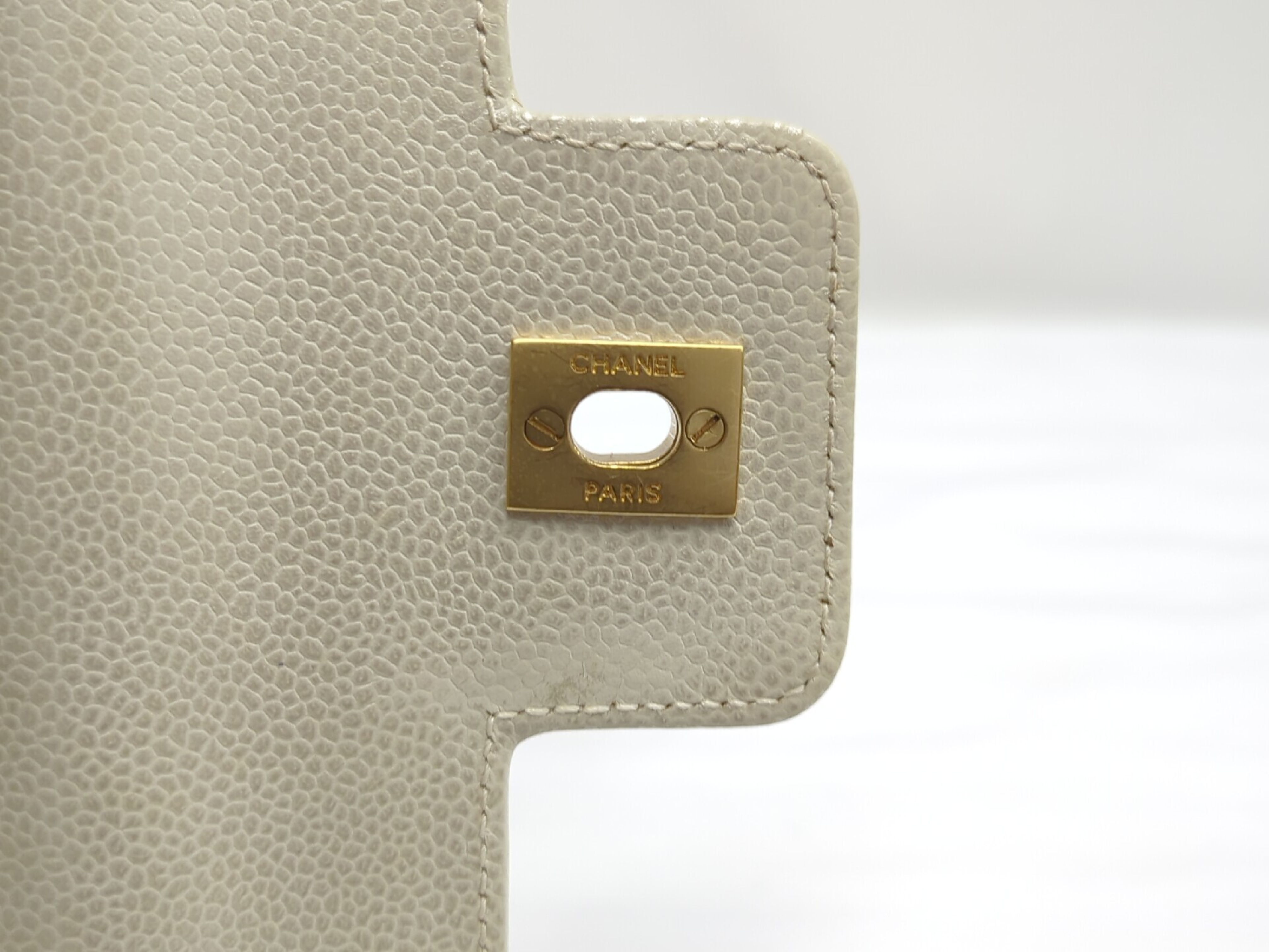 Caviar Skin Matelassé Chain One-Shoulder Bag (Series 6) — view 11