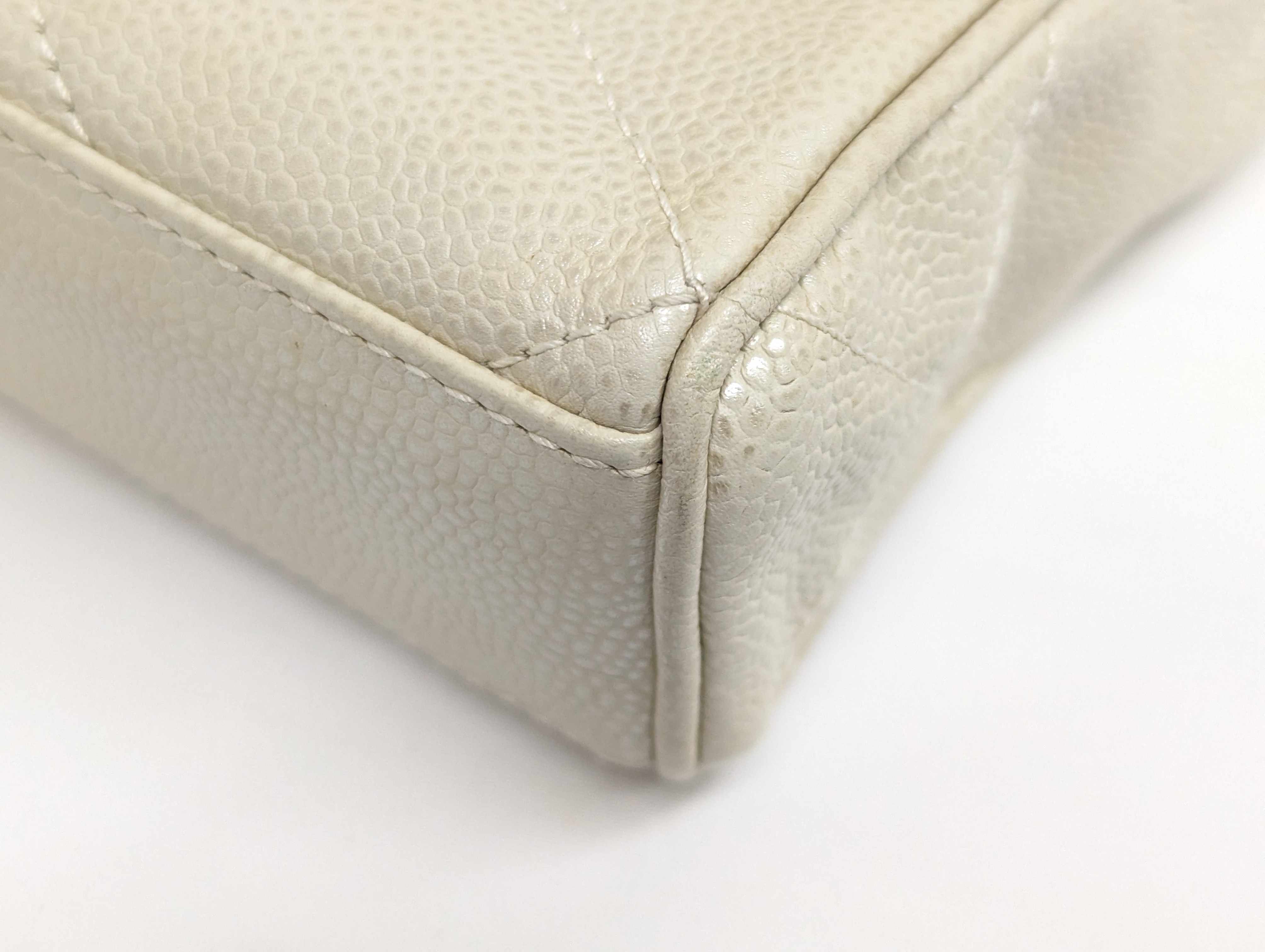 Caviar Skin Matelassé Chain One-Shoulder Bag (Series 6) — view 3