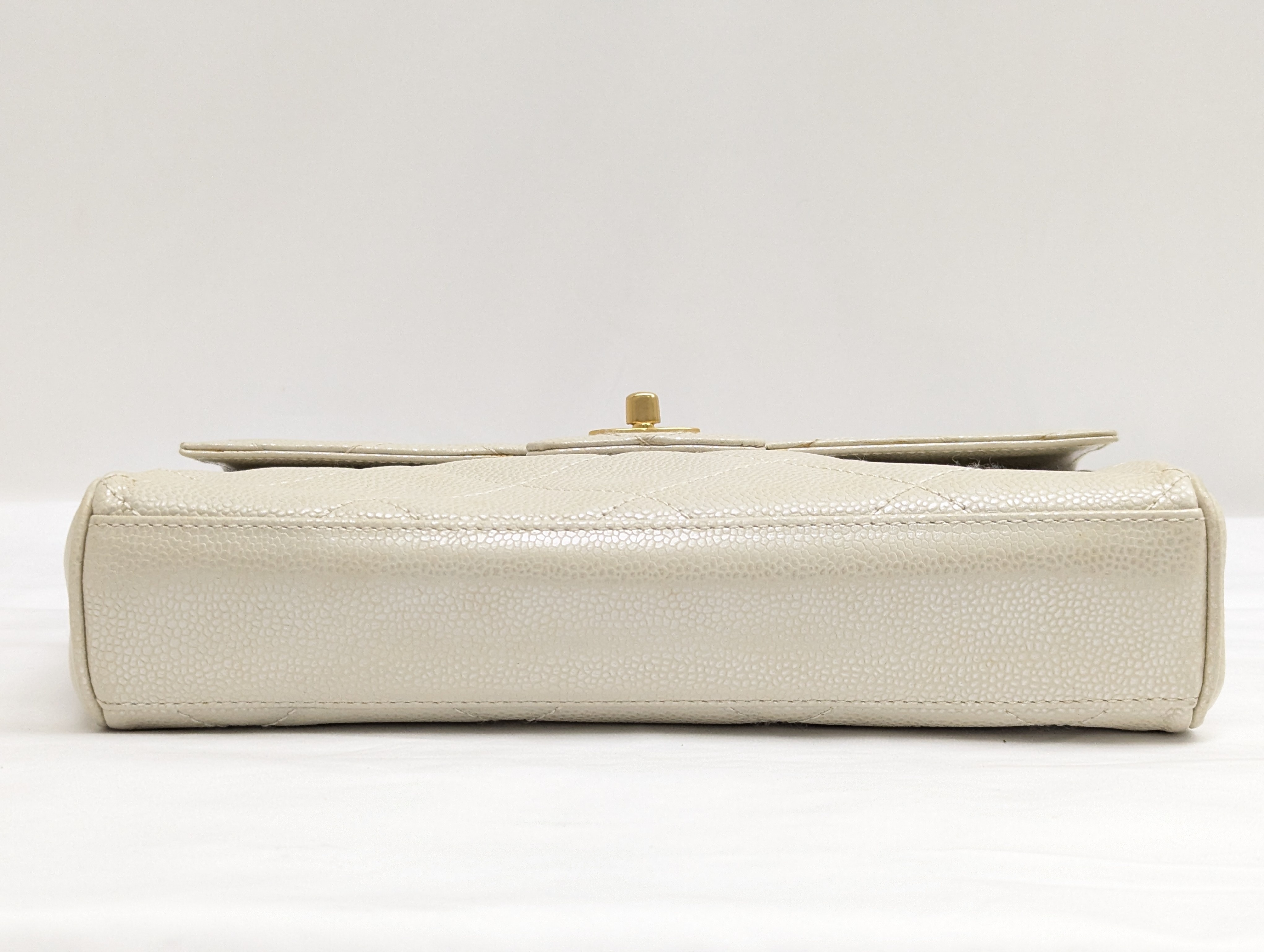 Caviar Skin Matelassé Chain One-Shoulder Bag (Series 6) — view 5