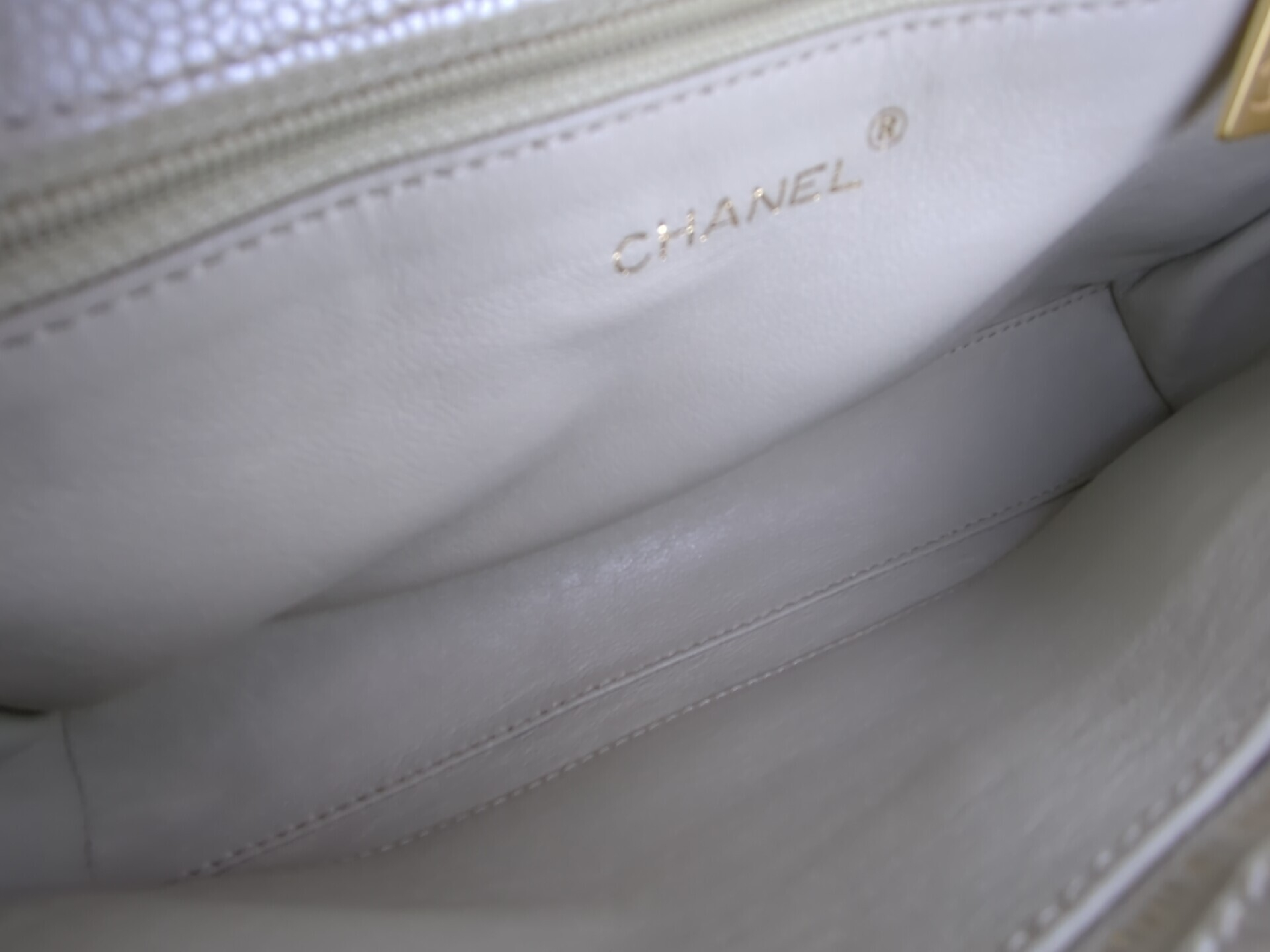 Caviar Skin Matelassé Chain One-Shoulder Bag (Series 6) — view 8
