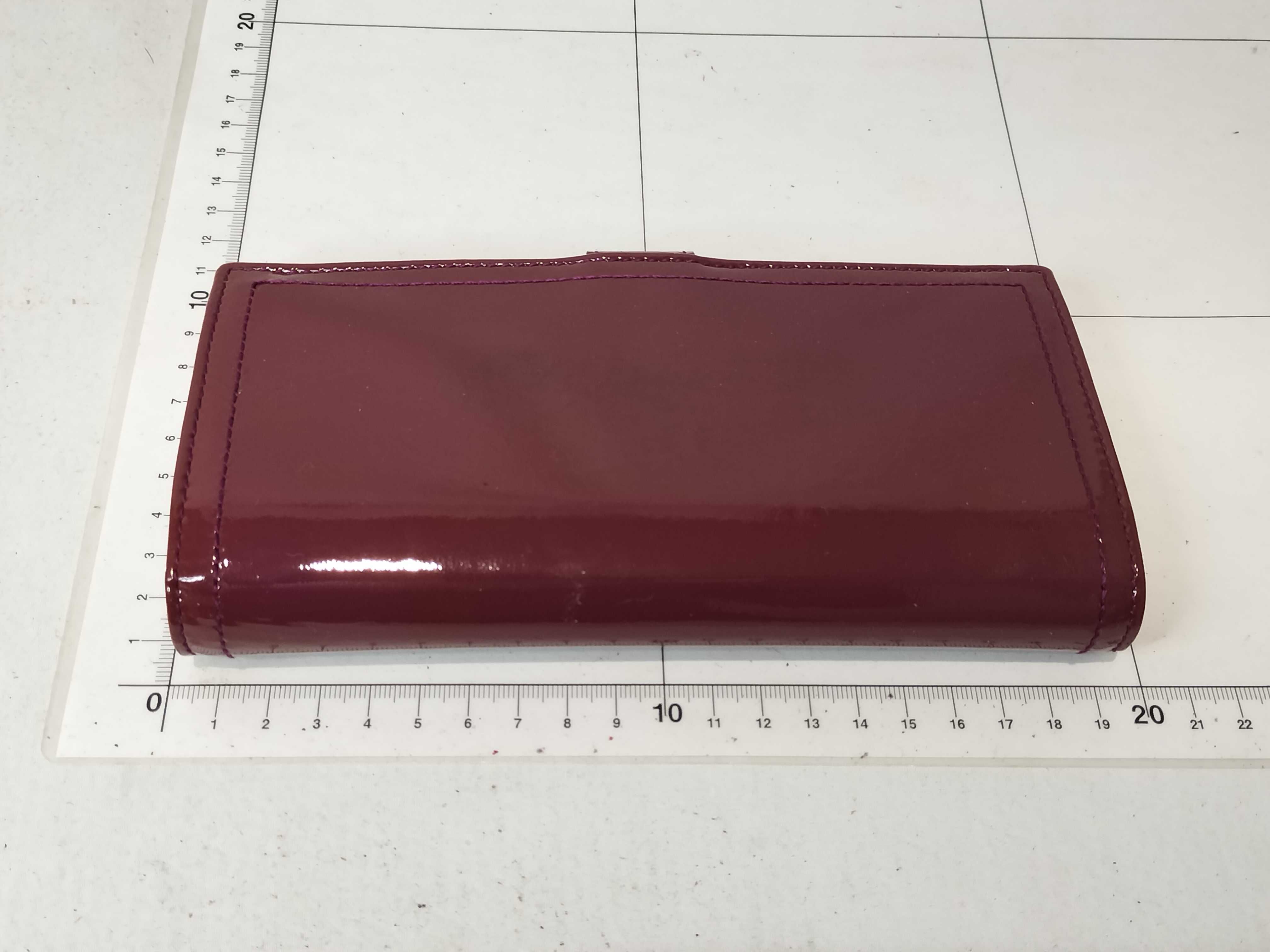 Enamel Long Wallet Bordeaux Other Accessories — view 3