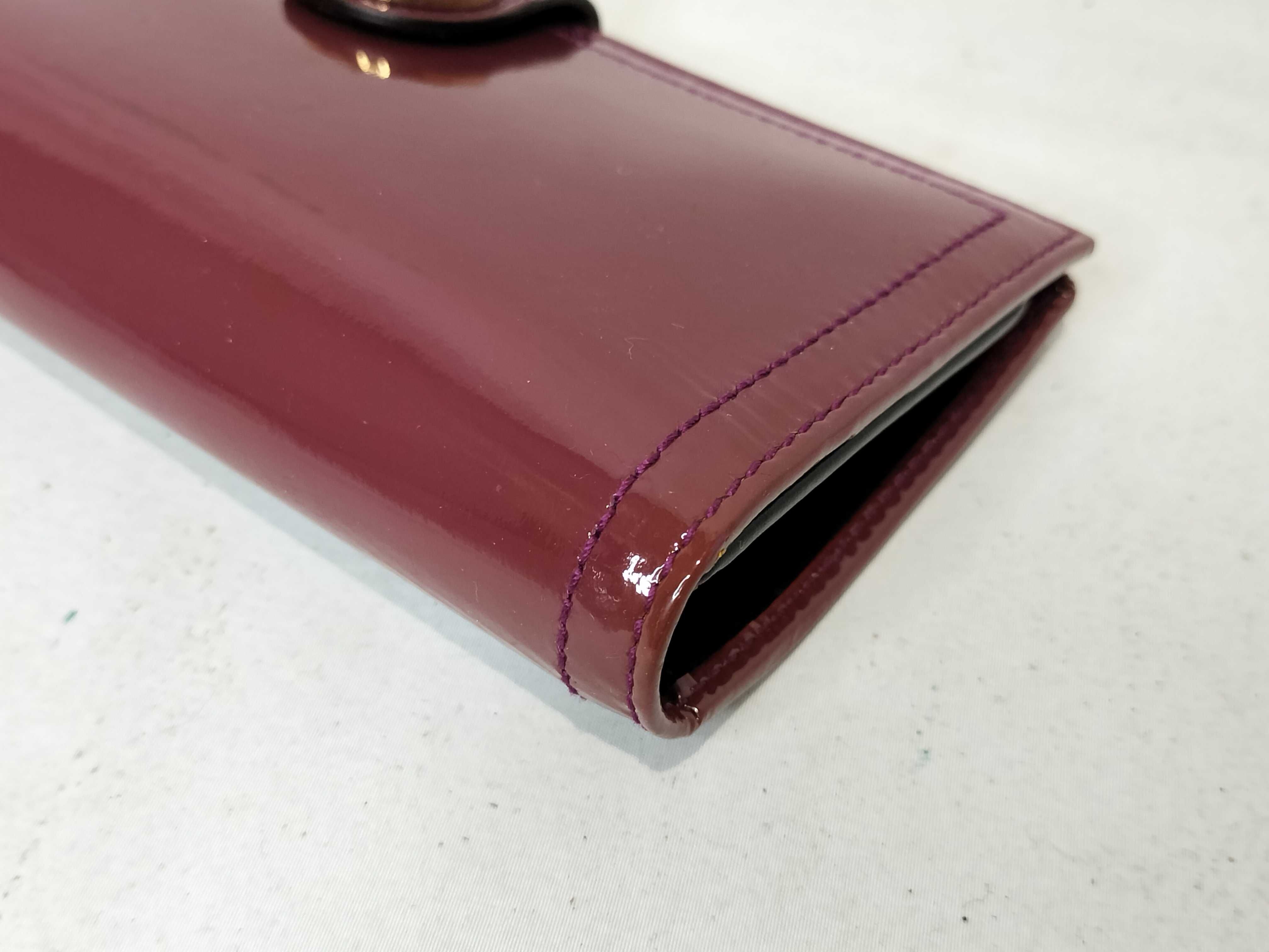 Enamel Long Wallet Bordeaux Other Accessories — view 4