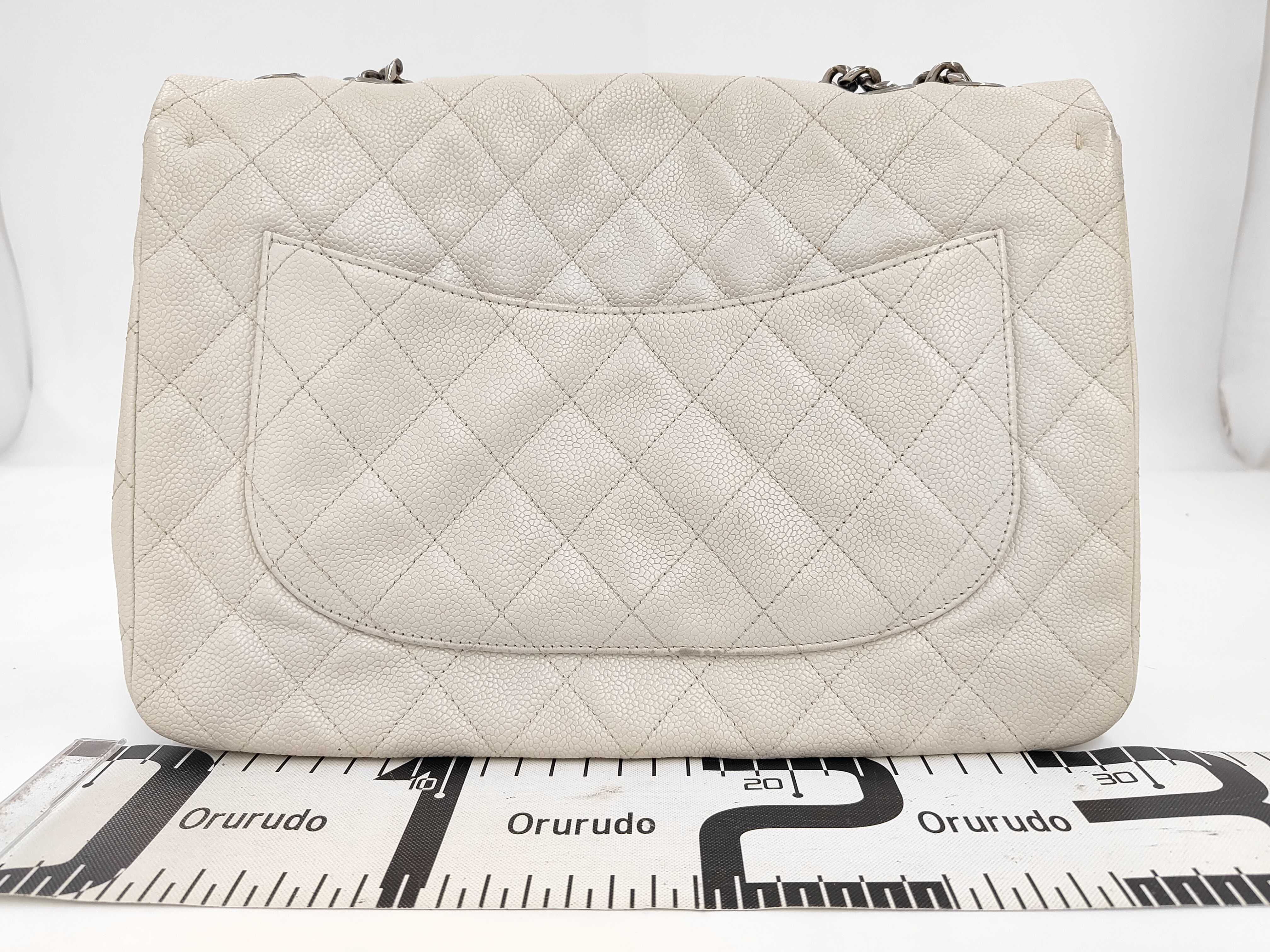 Caviar Skin 2.55 White Bag — view 2