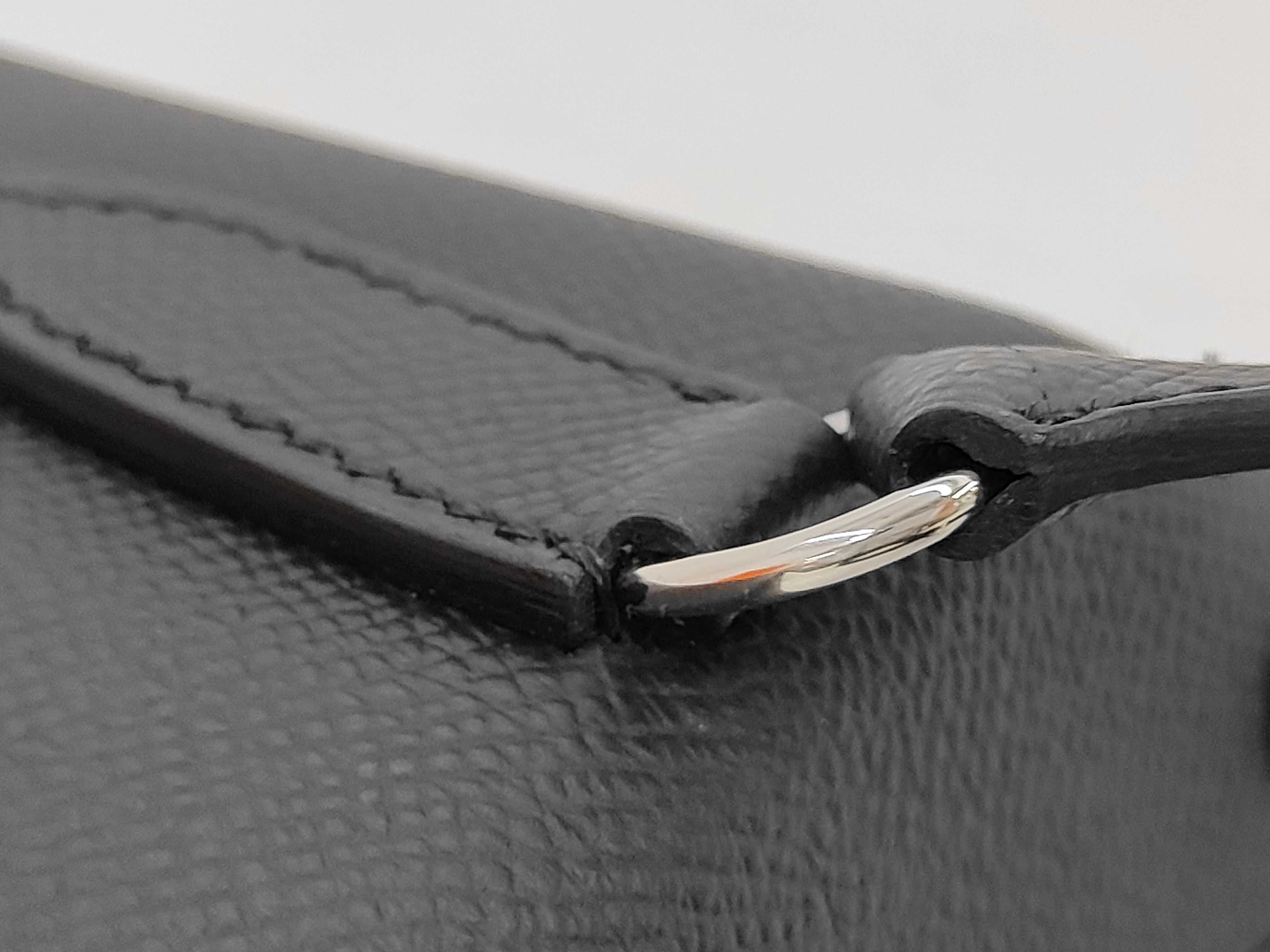 Vide Poche 21 Epsom Black Silver Hardware K Stamp Shoulder Bag — view 6