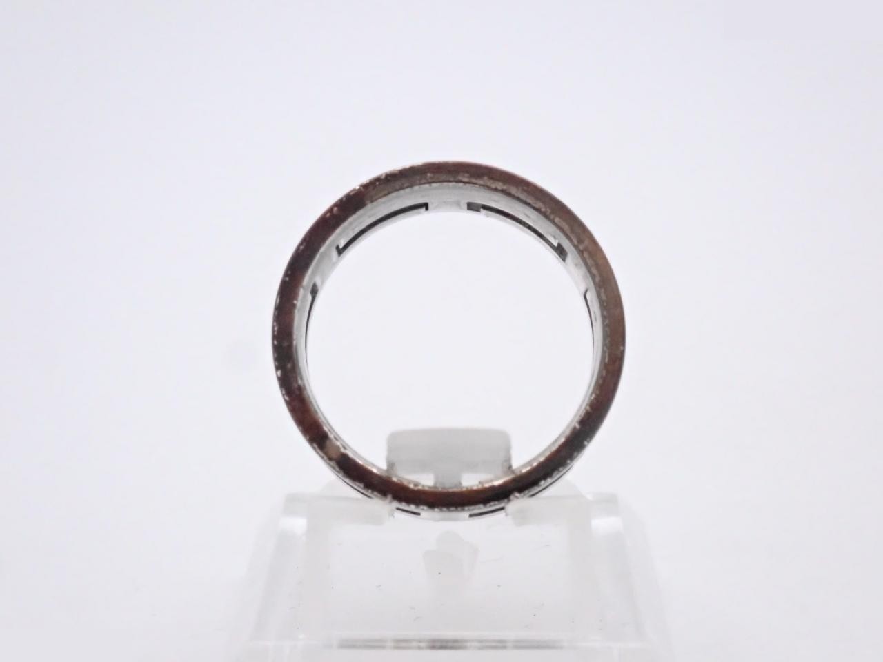 Move H Ring, 925 Sterling Silver, 7.1g, Stamped 50 — view 3