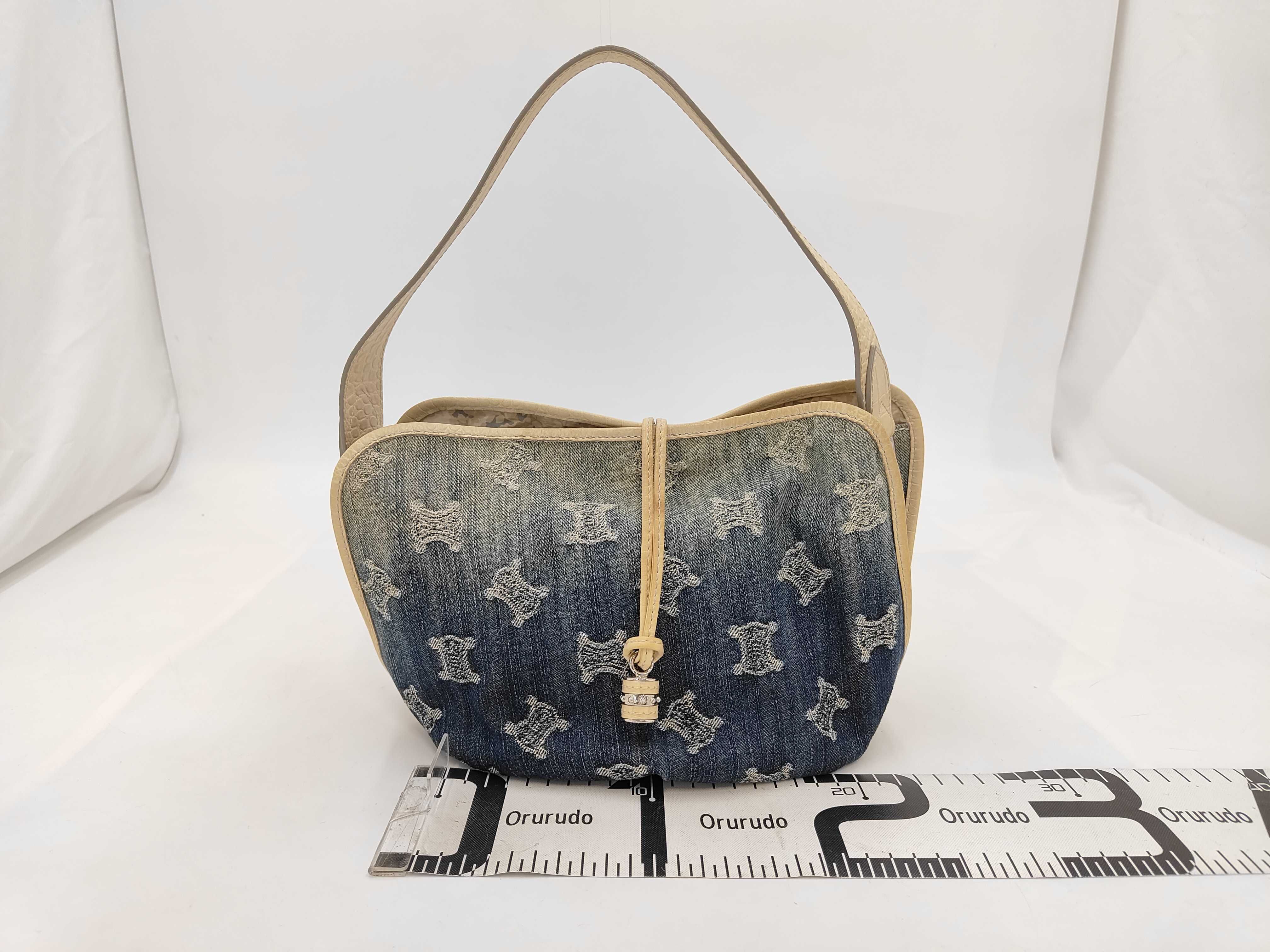denim shoulder bag — view 2