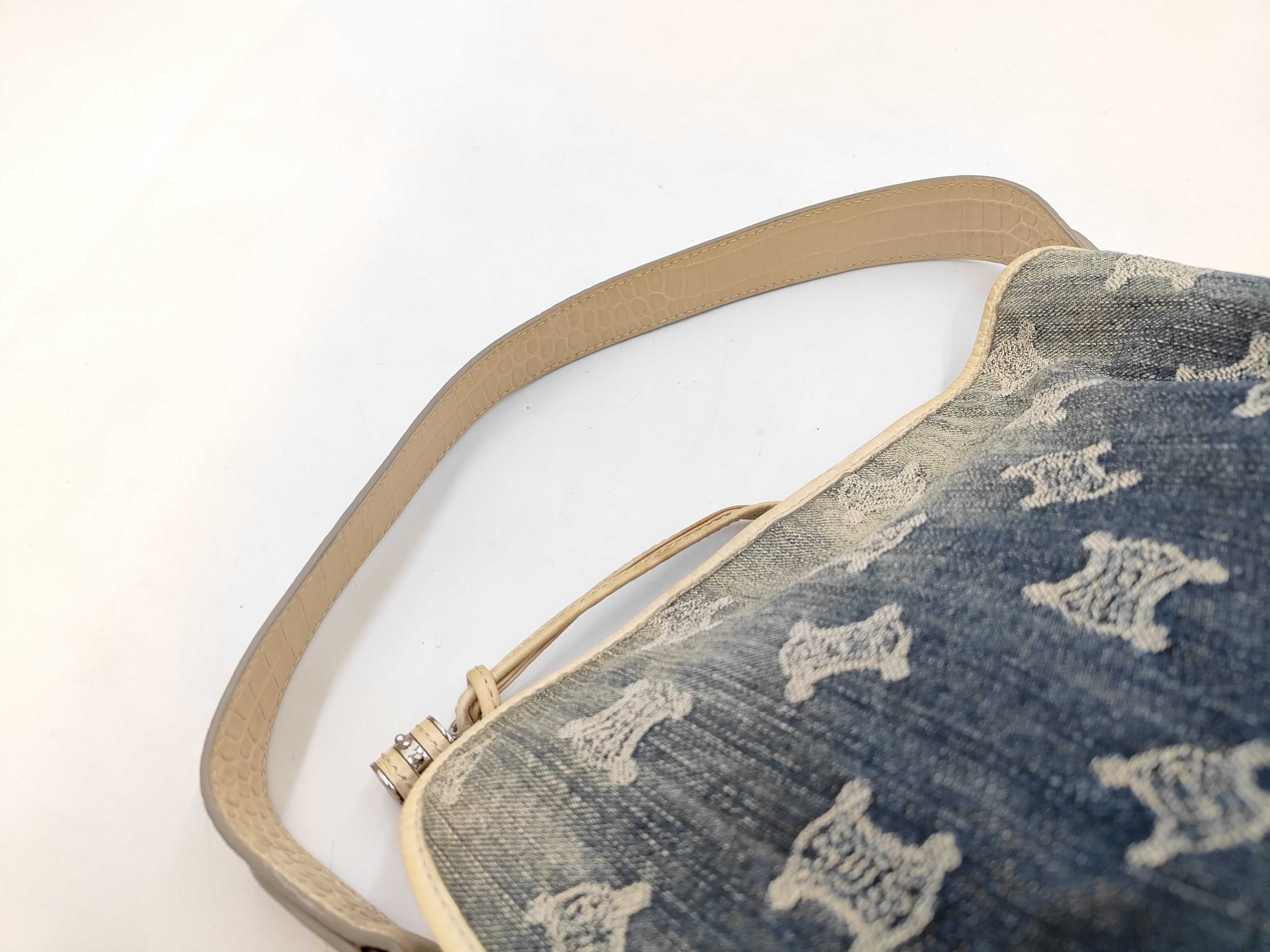 denim shoulder bag — view 5