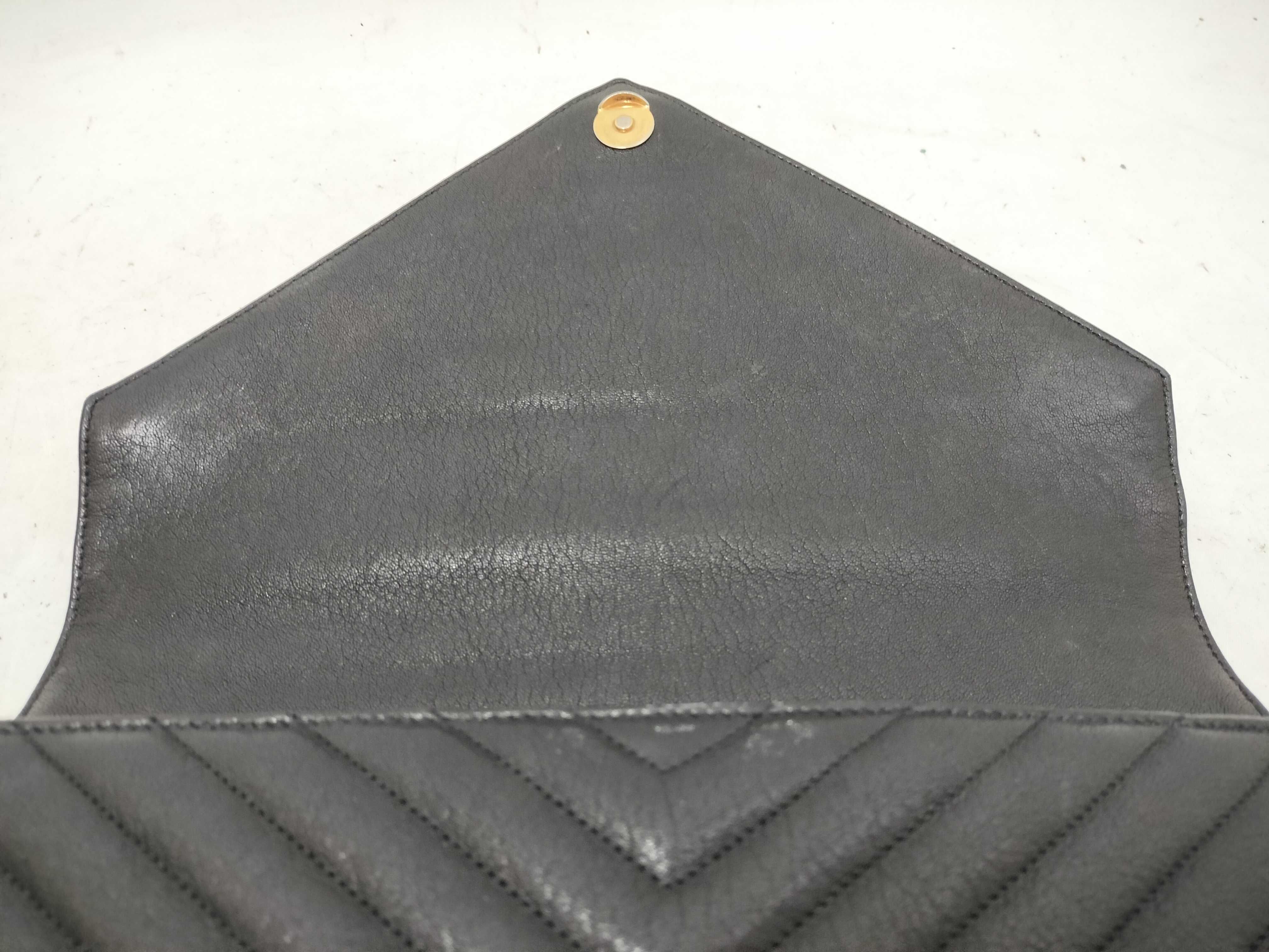 FR-Saint Laurent Paris Leather 2-Way Handbag Black 487212 Shoulder Bag — view 9