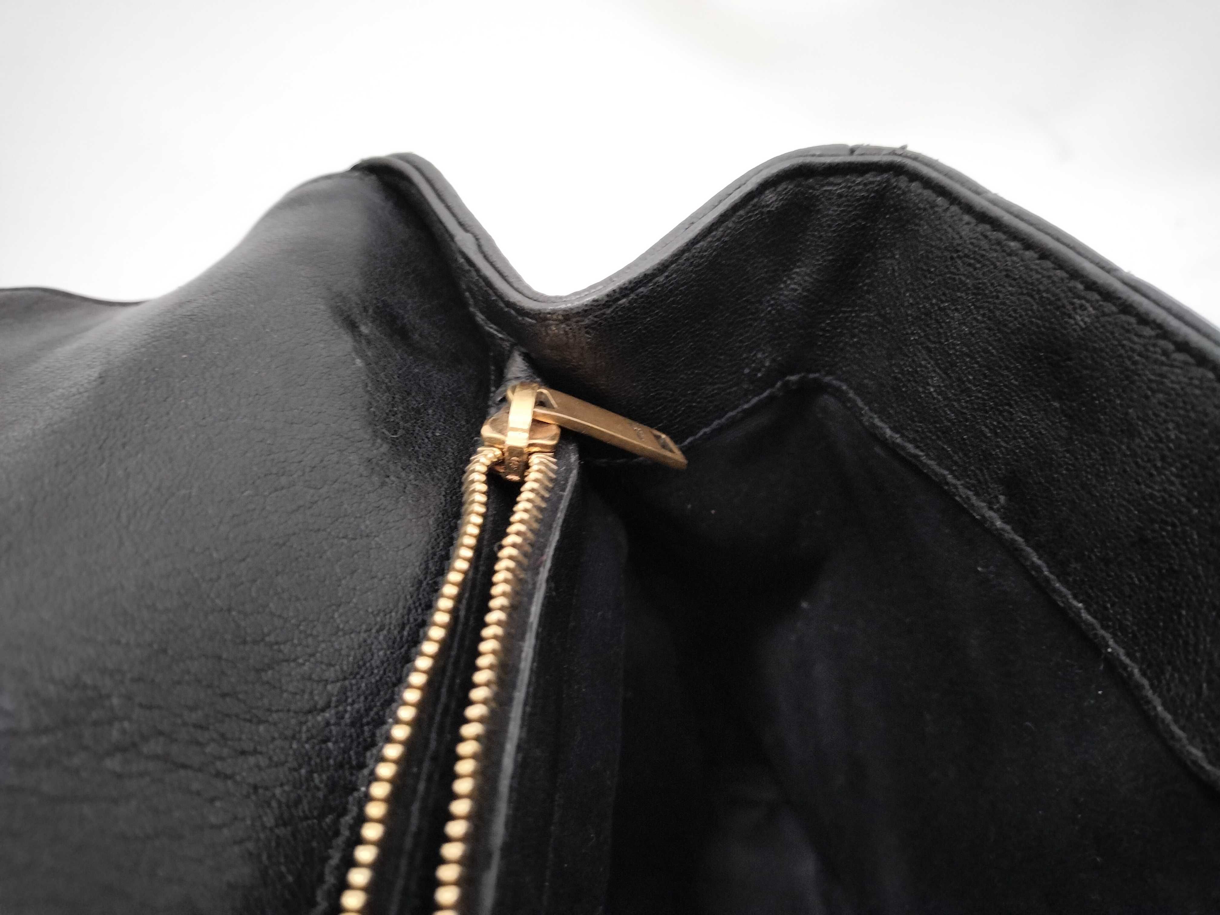 FR-Saint Laurent Paris Leather 2-Way Handbag Black 487212 Shoulder Bag — view 10