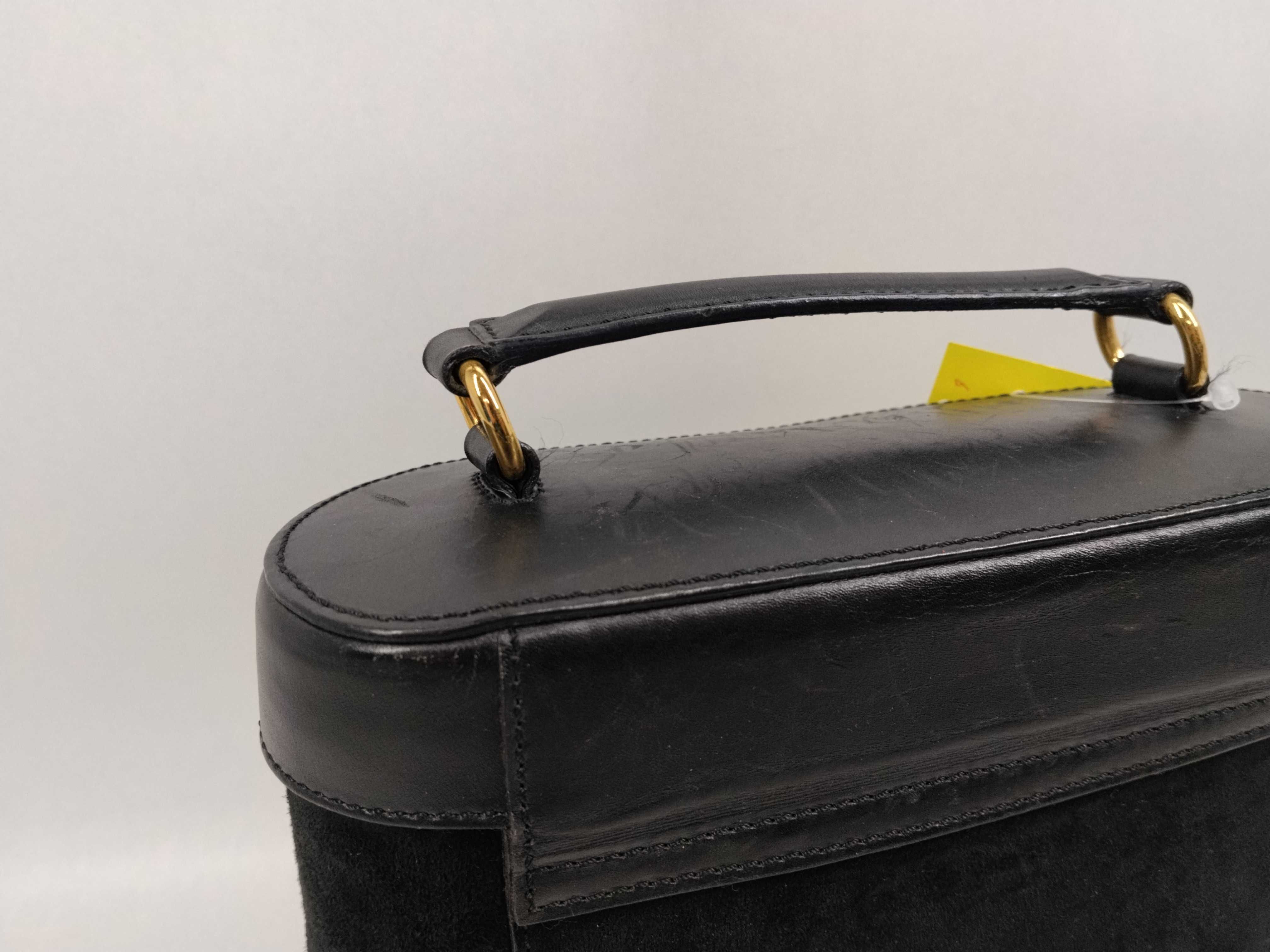 Suede & Leather Handbag — view 3