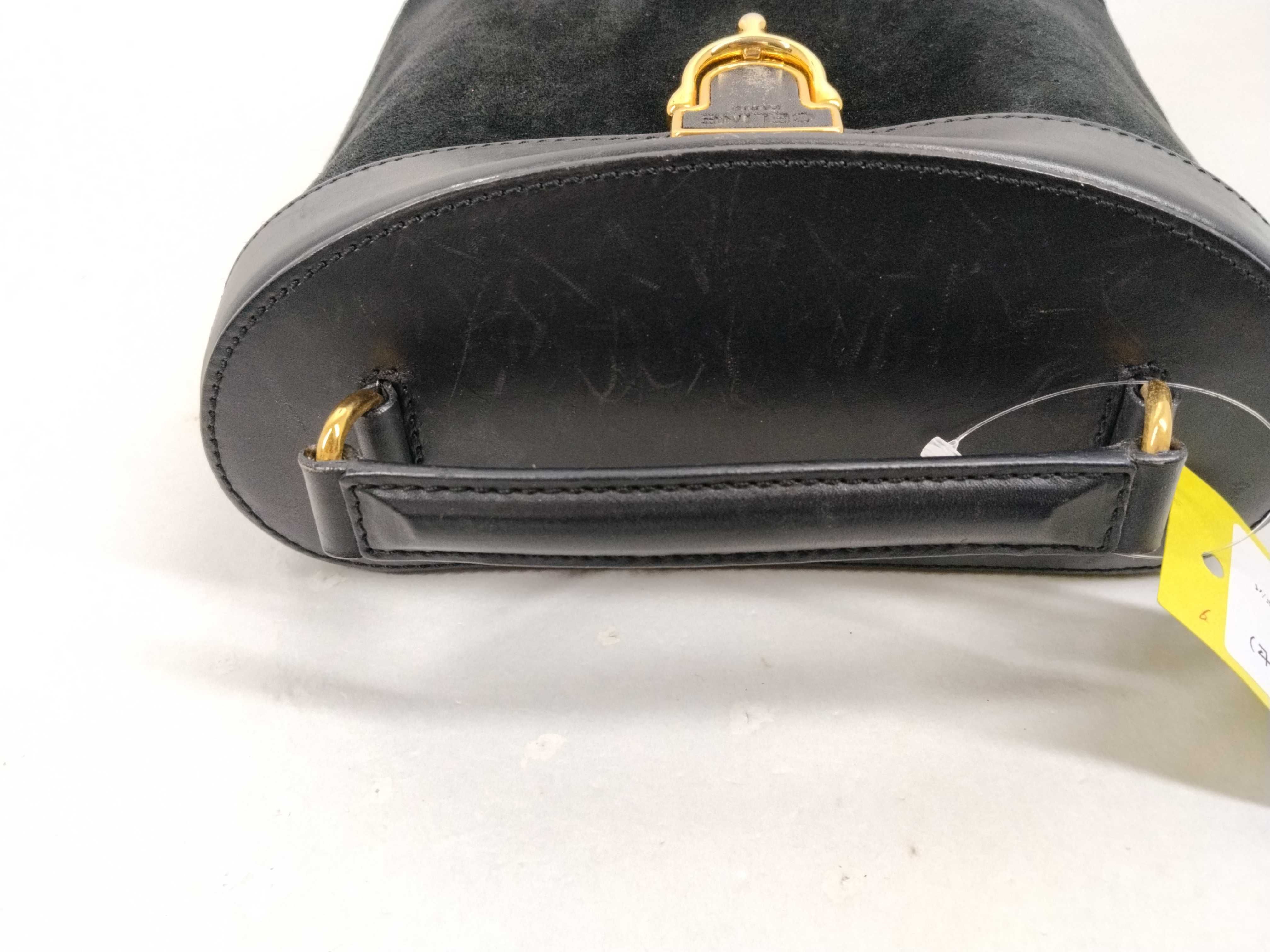 Suede & Leather Handbag — view 5