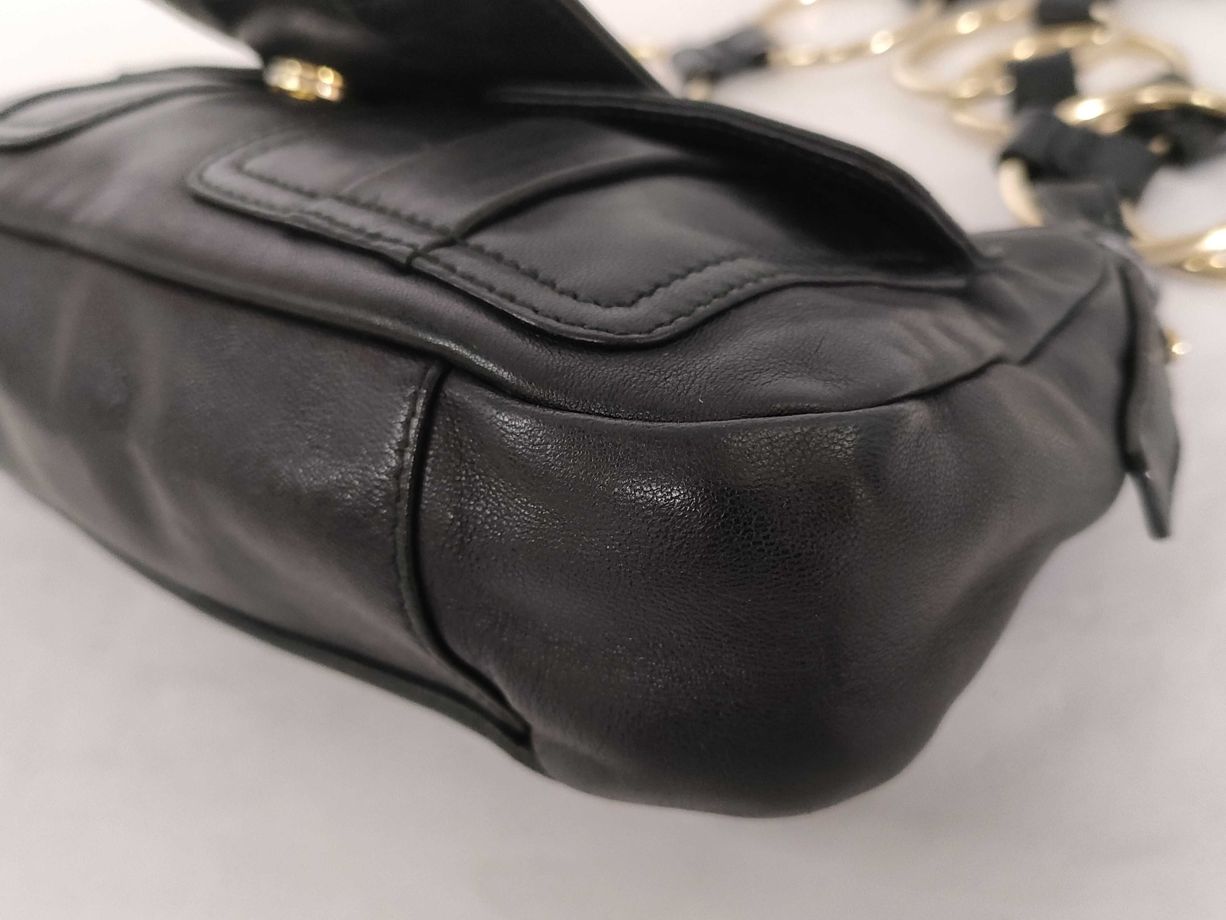 leather corset chain shoulder bag. — view 6