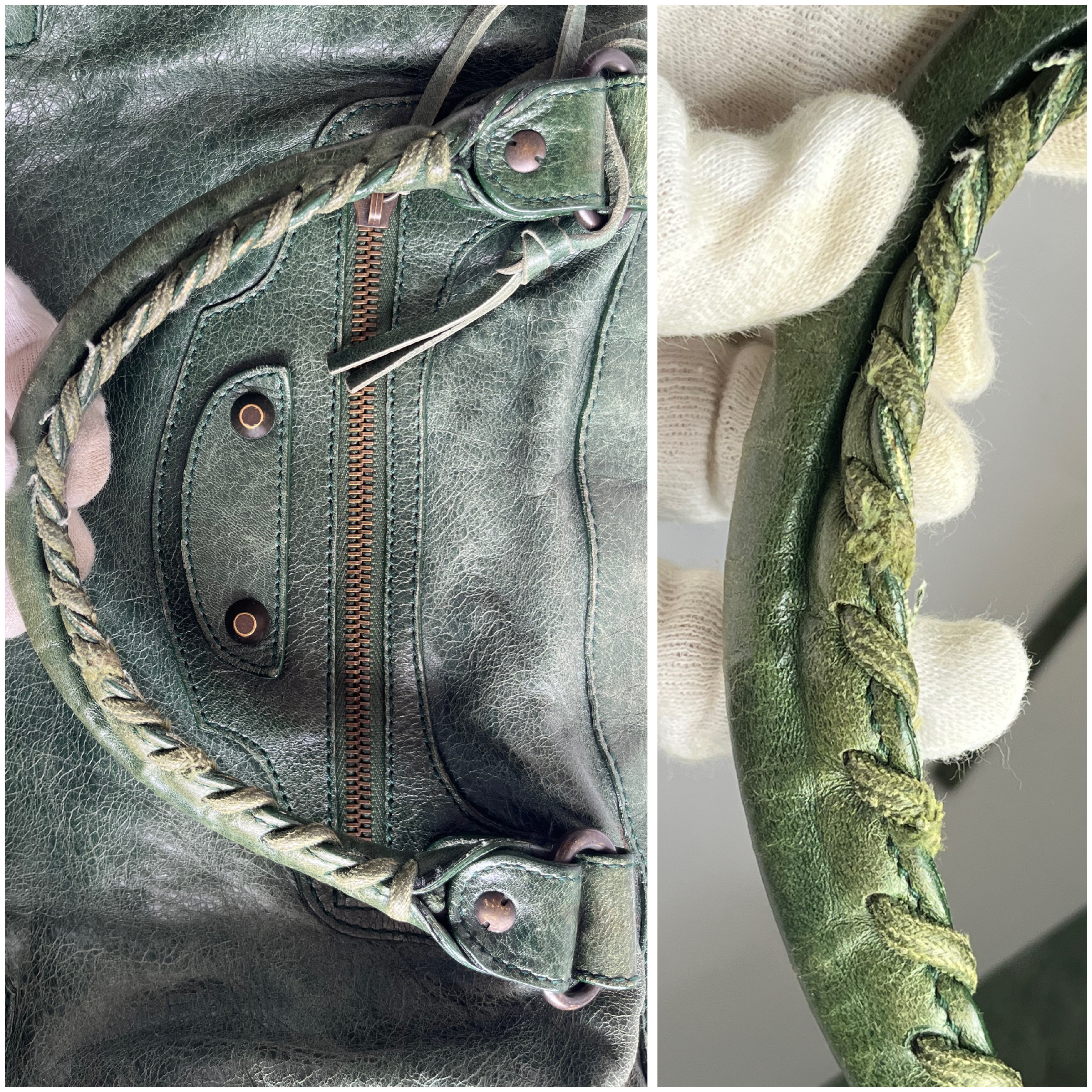 The City Green Shoulder Bag with Mirror — view 6
