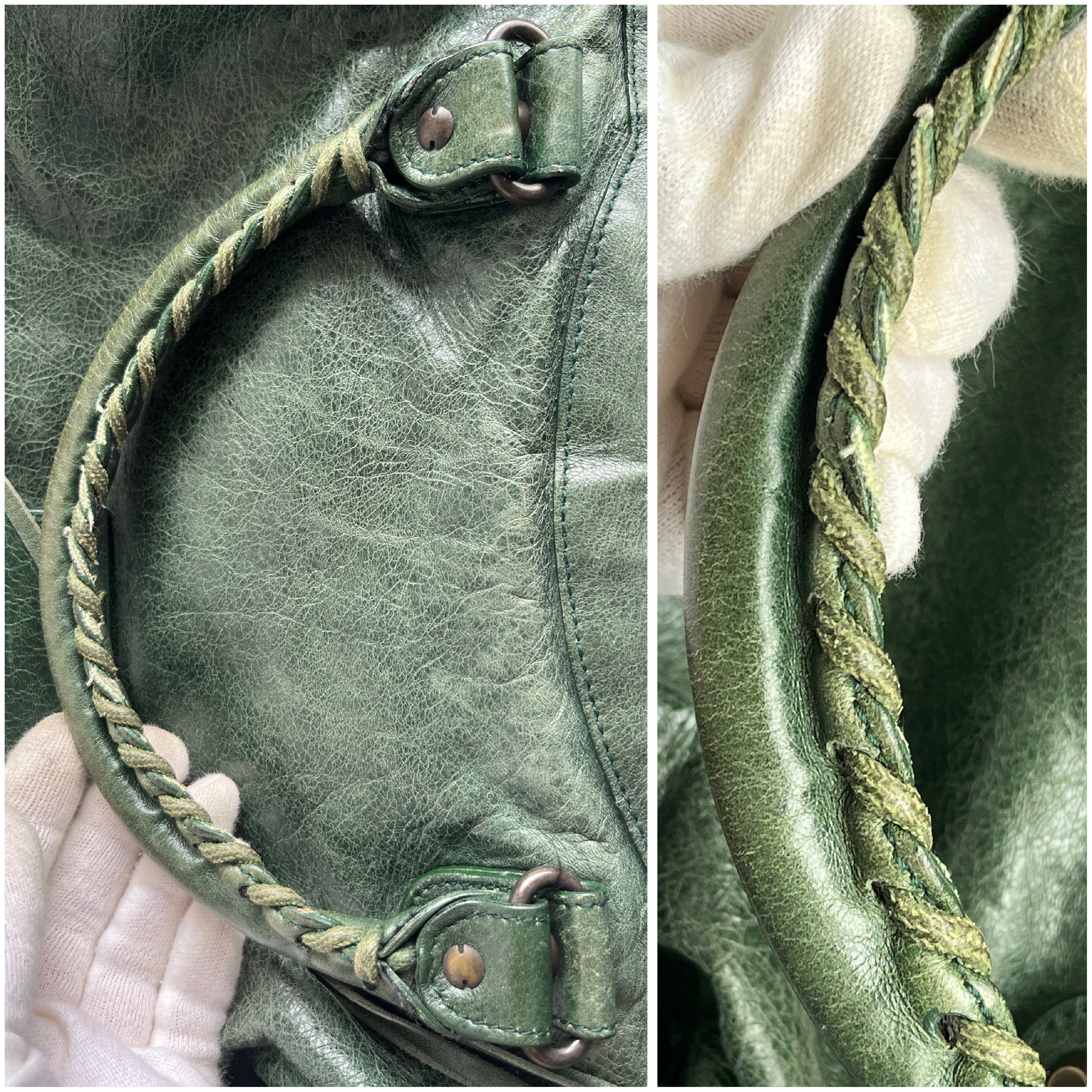 The City Green Shoulder Bag with Mirror — view 7