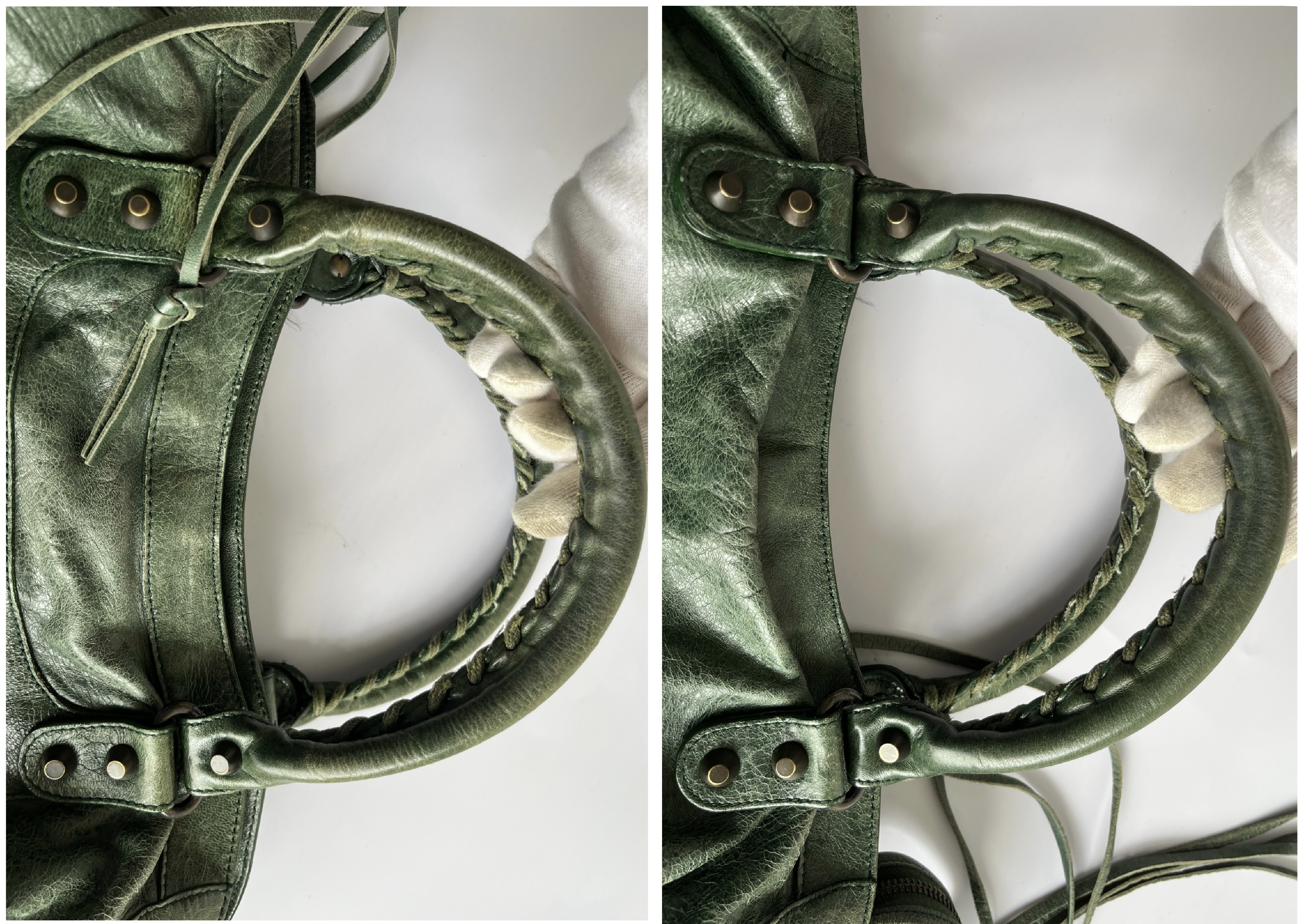 The City Green Shoulder Bag with Mirror — view 8