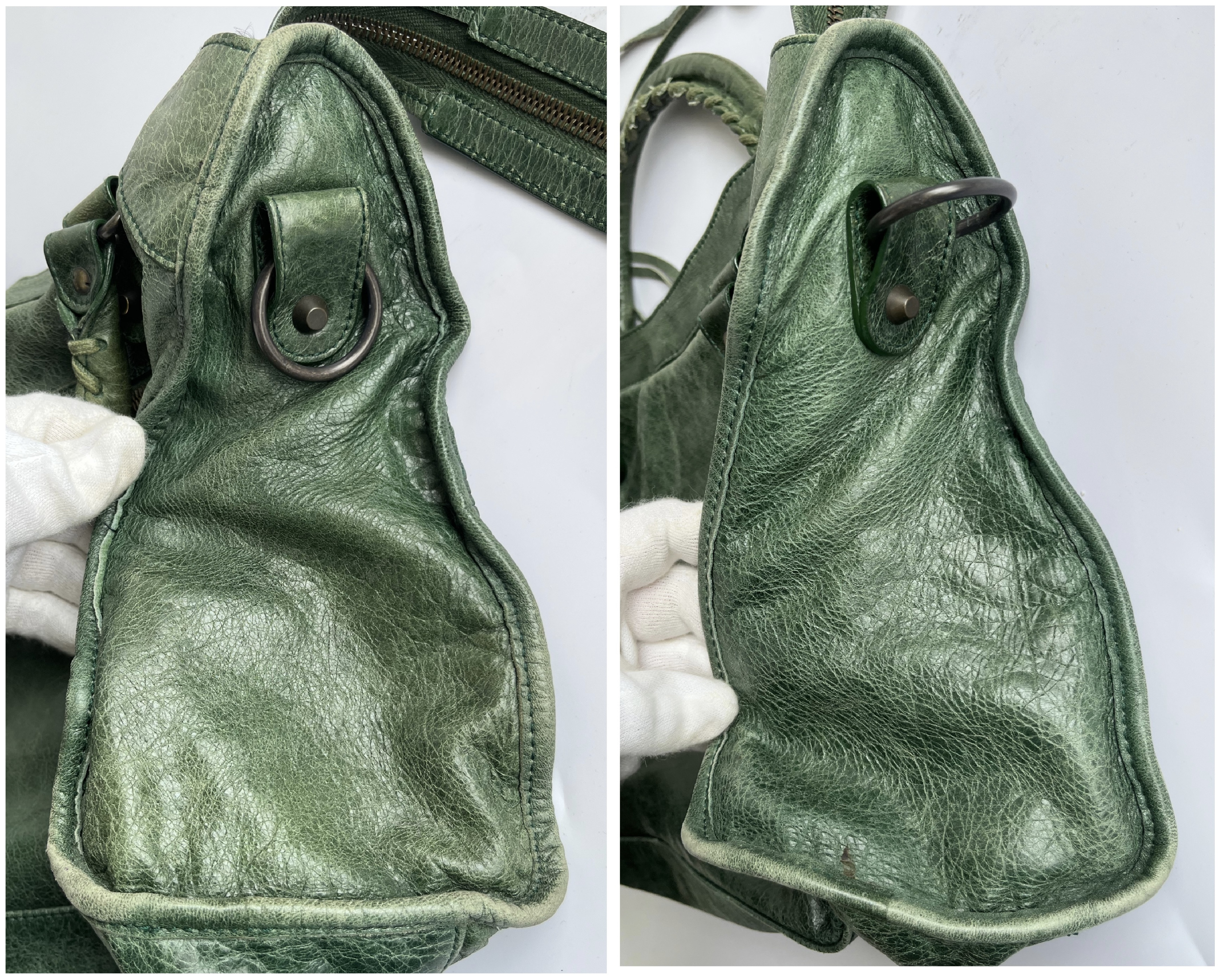 The City Green Shoulder Bag with Mirror — view 10