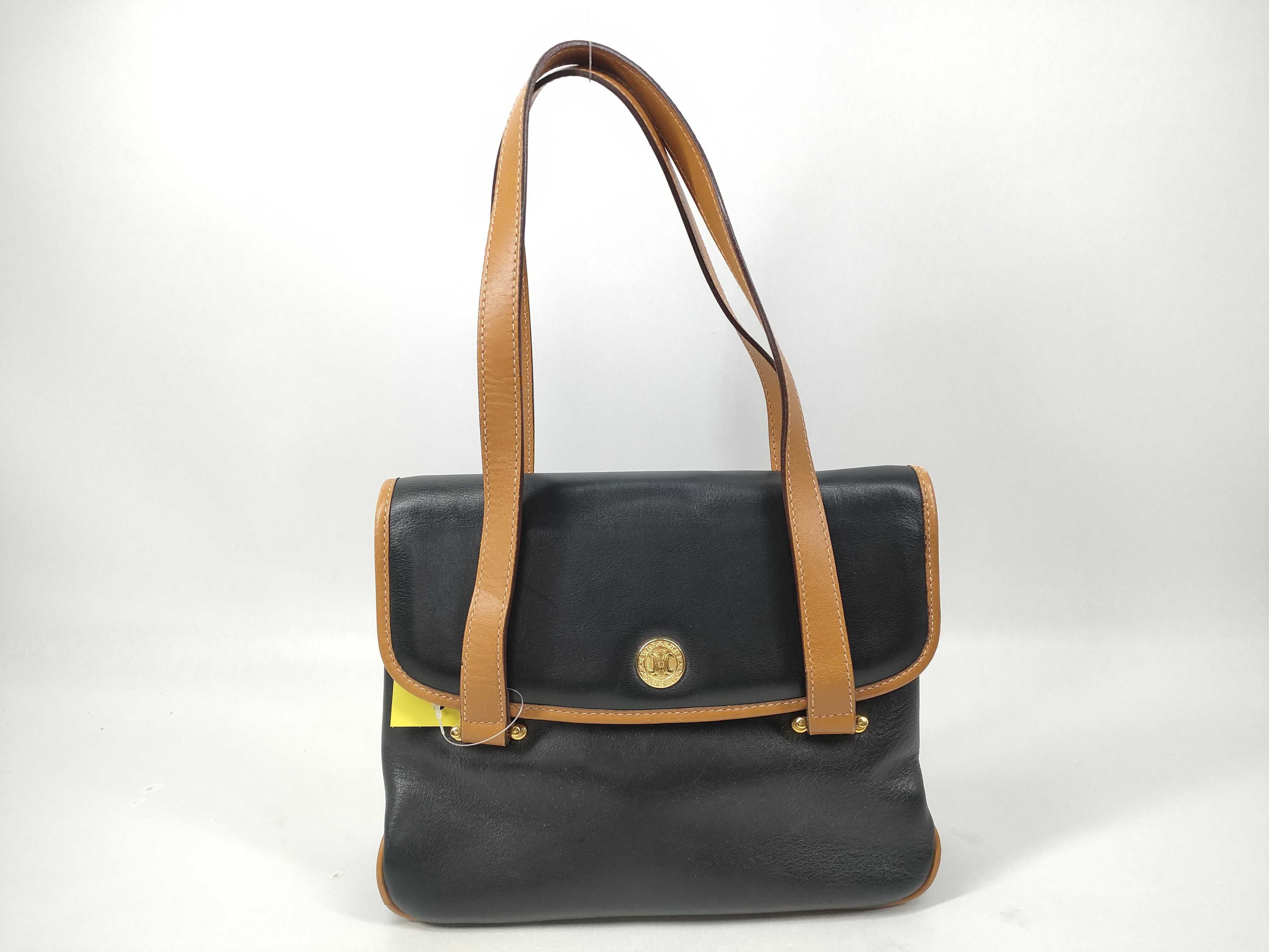 Triomphe Leather Hand Flap Handbag
