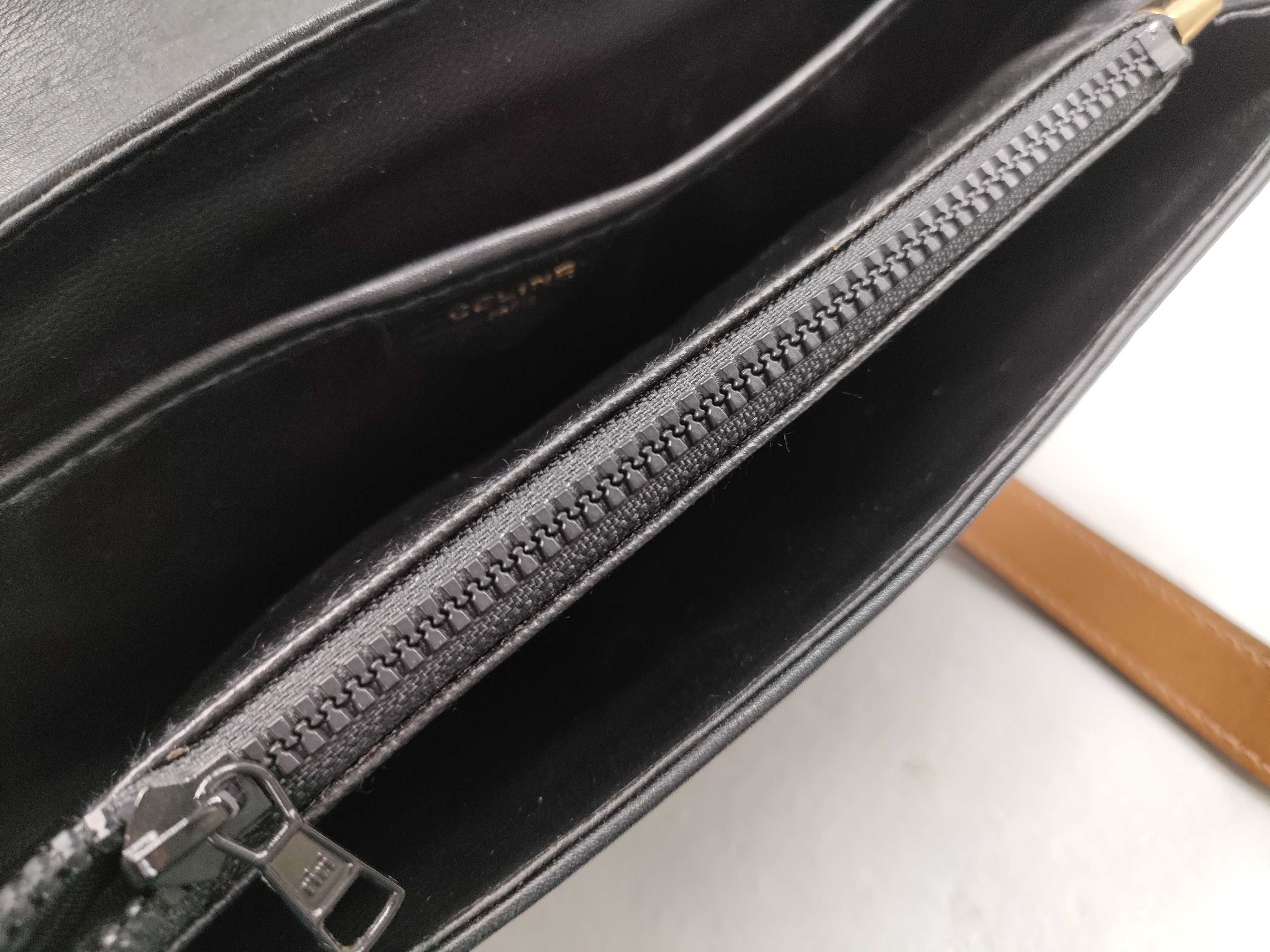 Triomphe Leather Hand Flap Handbag — view 14