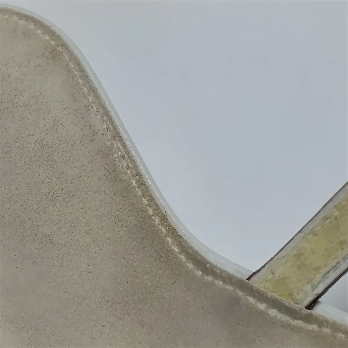 Saddle Leather Shoulder Bag, White — view 15
