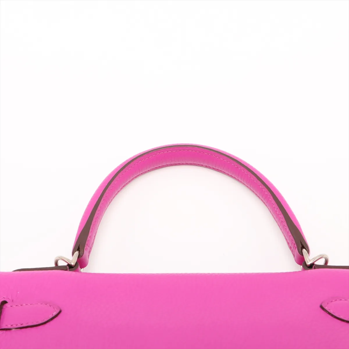 [Individually packaged] Hermes Kelly 28 Retourne Togo Magnolia Silver Hardware C: 2018 — view 6